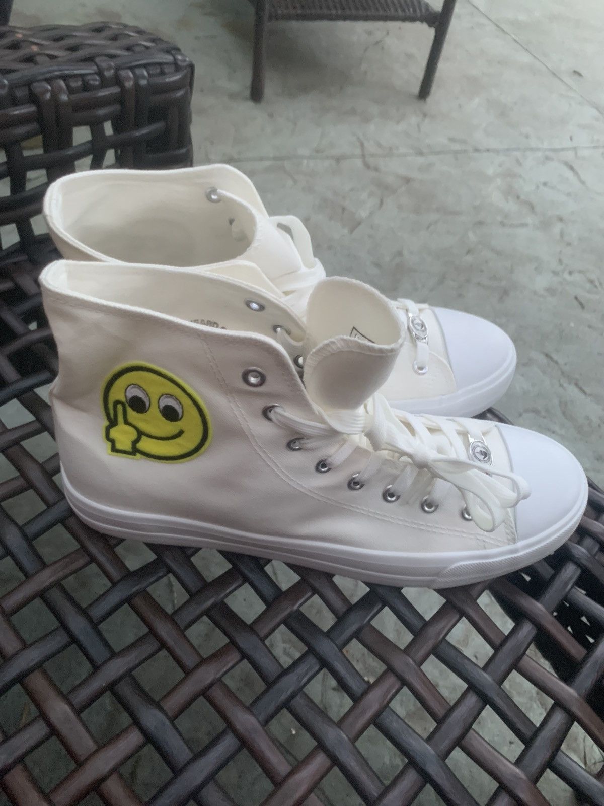 ineverheardofyou F U Smiley Shoes Size US 9 / EU 42 - 2 Thumbnail