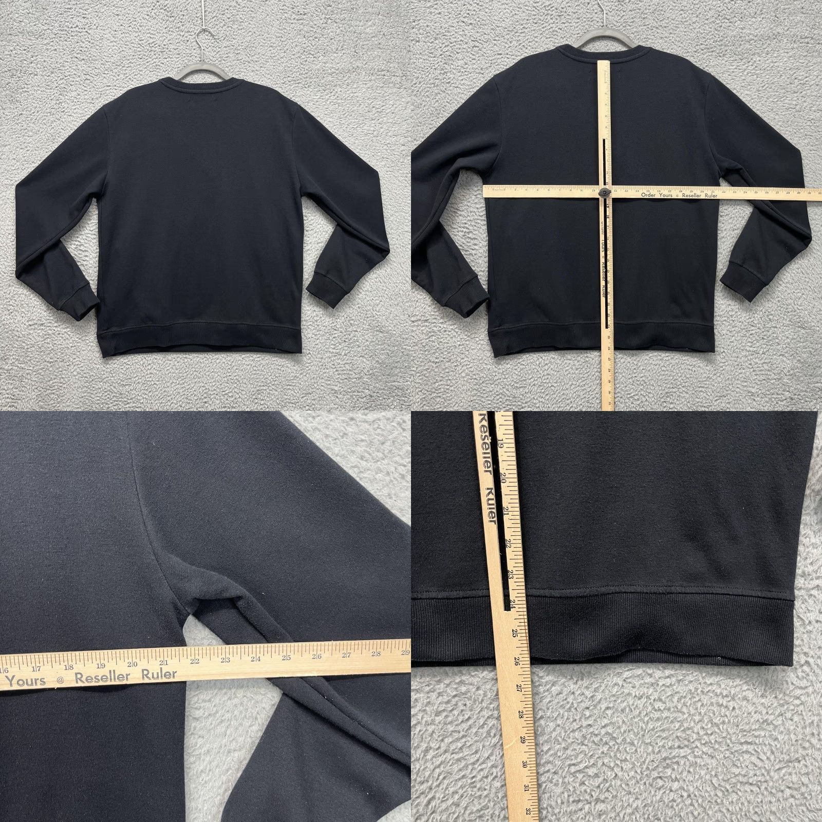 Vintage CivilizeD Sweatshirt Mens Large Black Bear Graphic Pockets Party & Bull#hit Size US L / EU 52-54 / 3 - 8 Thumbnail
