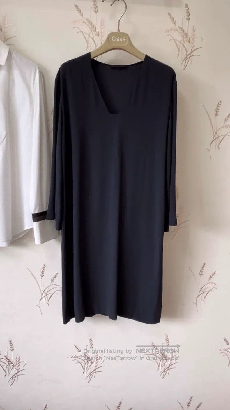 The Row The Row Dark blue minimalist straight dress Size S / US 4 / IT 40 - 1 Thumbnail