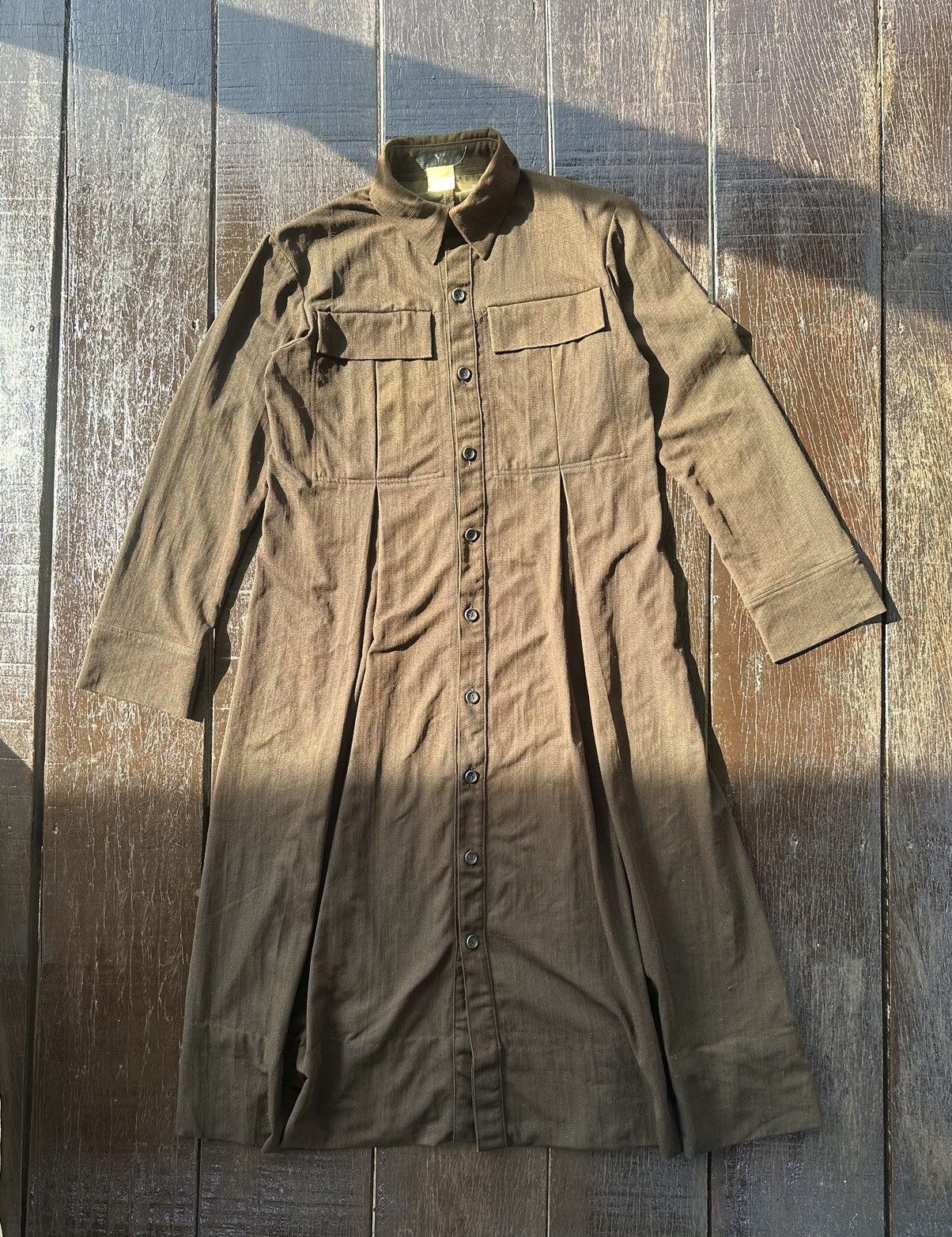 Yohji Yamamoto Vintage Y’s yohji yamamoto long jacket Size US S / EU 44-46 / 1 - 1 Thumbnail