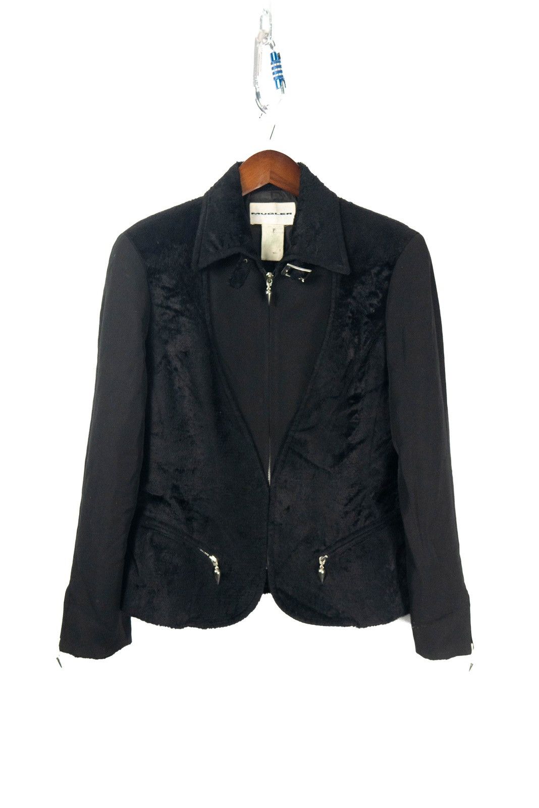 Mugler × Thierry Mugler Vintage Jacket tail-coat black Mugler Size S / US 4 / IT 40 - 1 Thumbnail