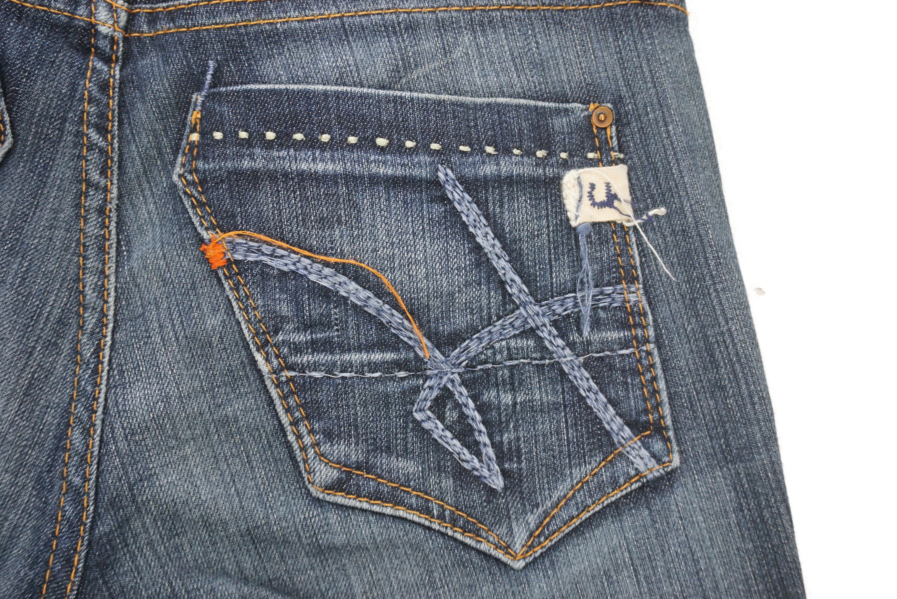Union LA Vintage UNION Jeans W30xL30 Low-Rise Bootcut Flared Denim Size 26" / US 2 / IT 38 - 8 Thumbnail