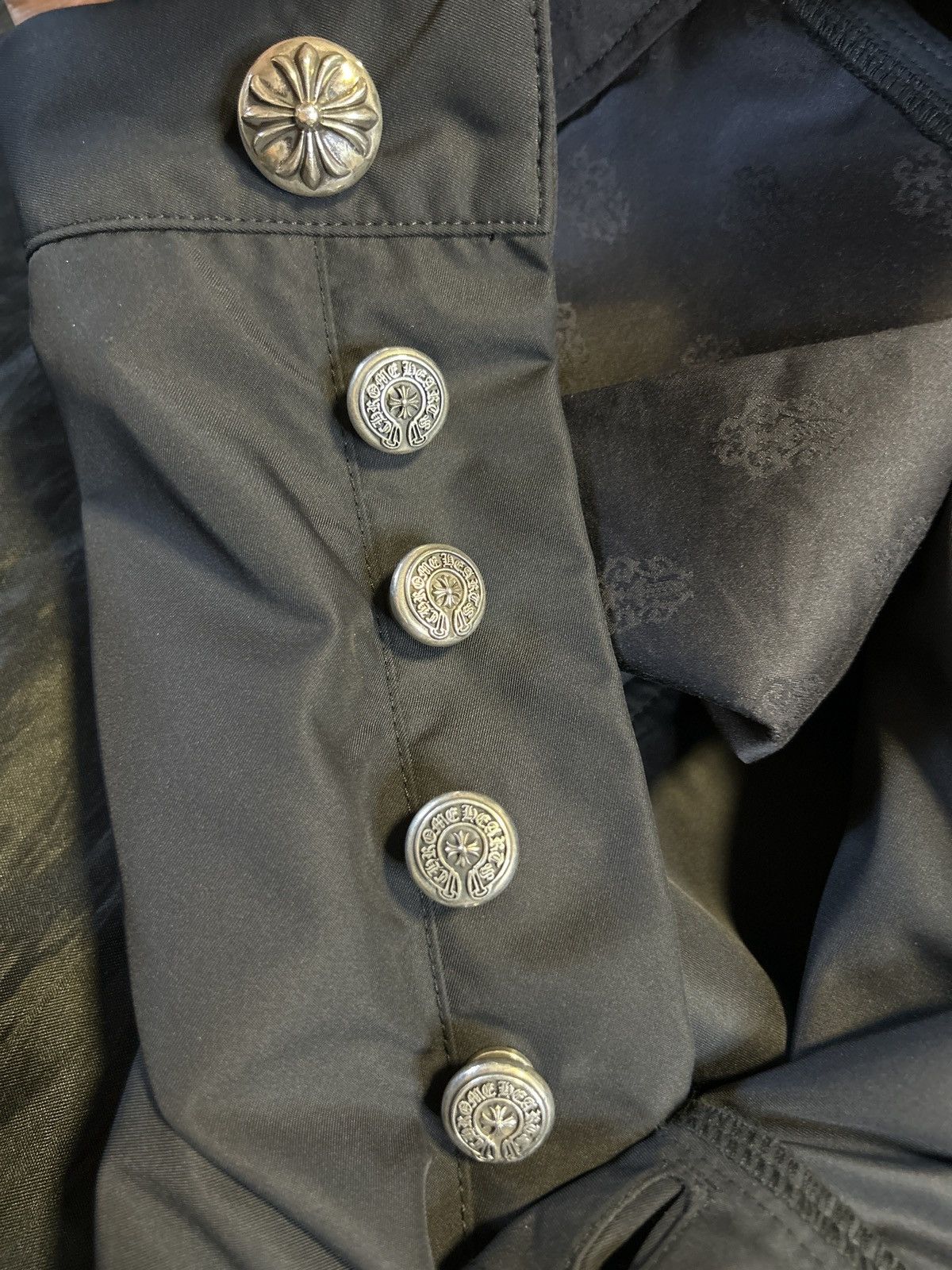 Chrome Hearts Chrome Hearts Double Knee Black Carpenter with Lucky Patch. Size US 34 / EU 50 - 6 Thumbnail