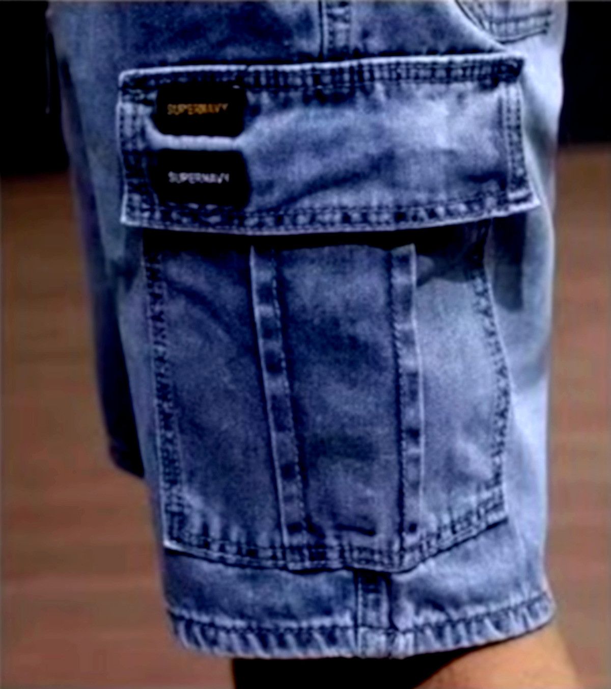 Designer × Japanese Brand × Vintage Stunning Vintage Cargo Pockets Washed Jeans Shorts Size US 30 / EU 46 - 4 Thumbnail