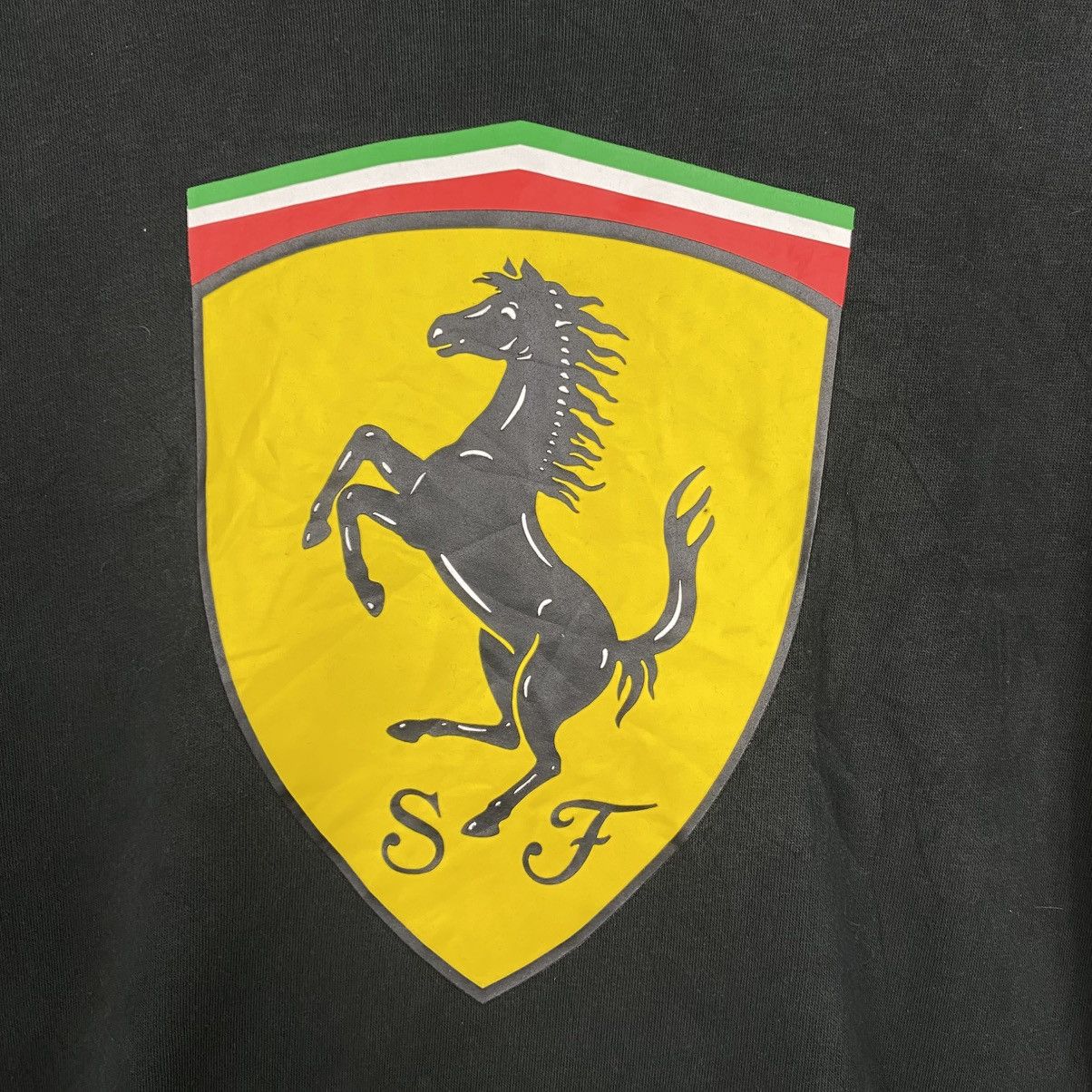 Japanese Brand Vintage Hoodie Pull Over Puma Ferrari Big Logo Size US L / EU 52-54 / 3 - 15 Thumbnail