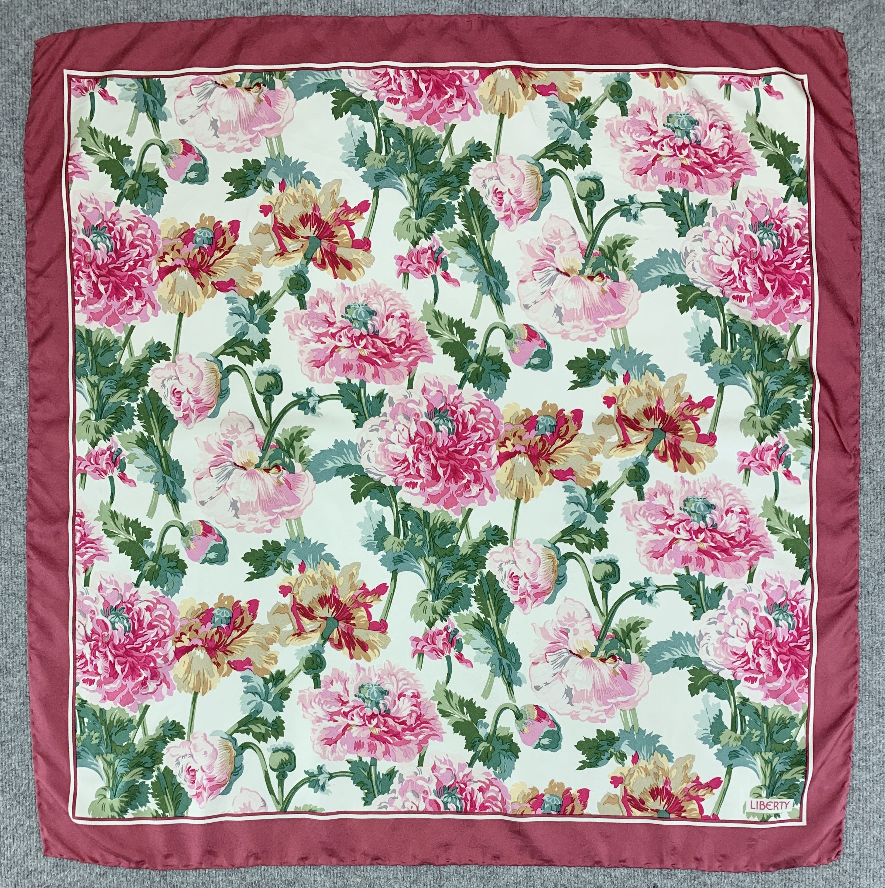 Vintage Liberty Silk Scarf Shawl Scarves - SCA581