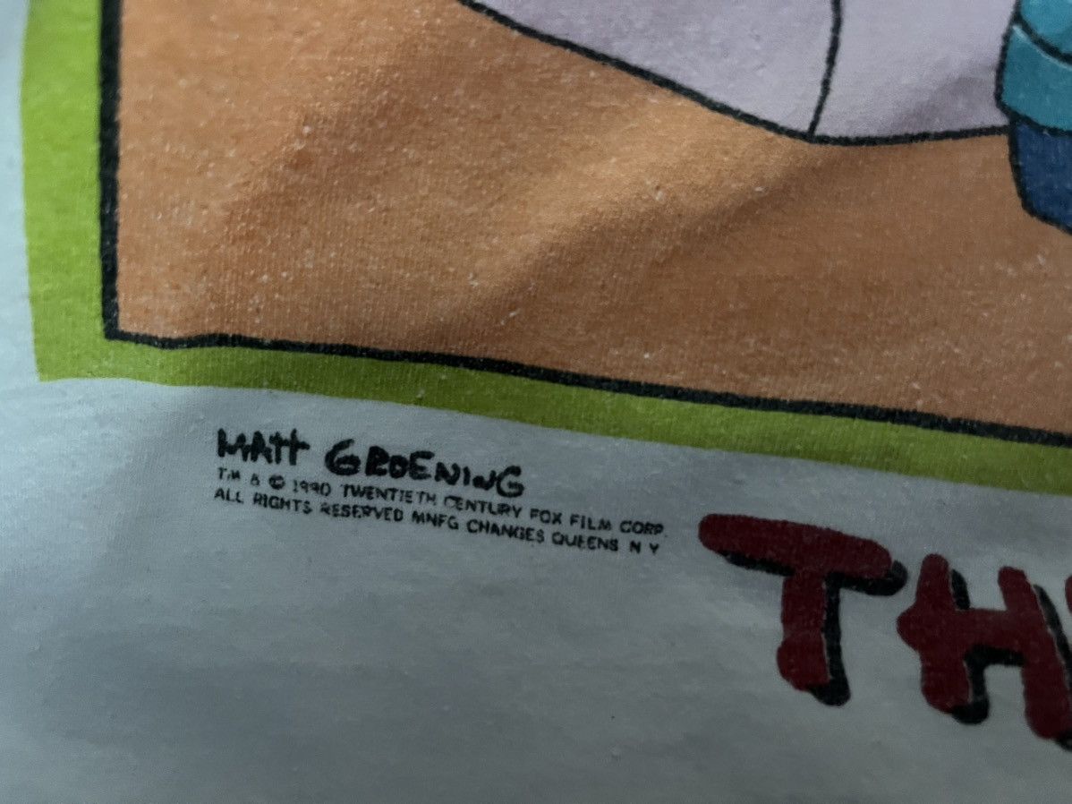 Other Simpsons 1990 Vintage T-Shirt Single Stich Wild Oats Size US L / EU 52-54 / 3 - 3 Thumbnail