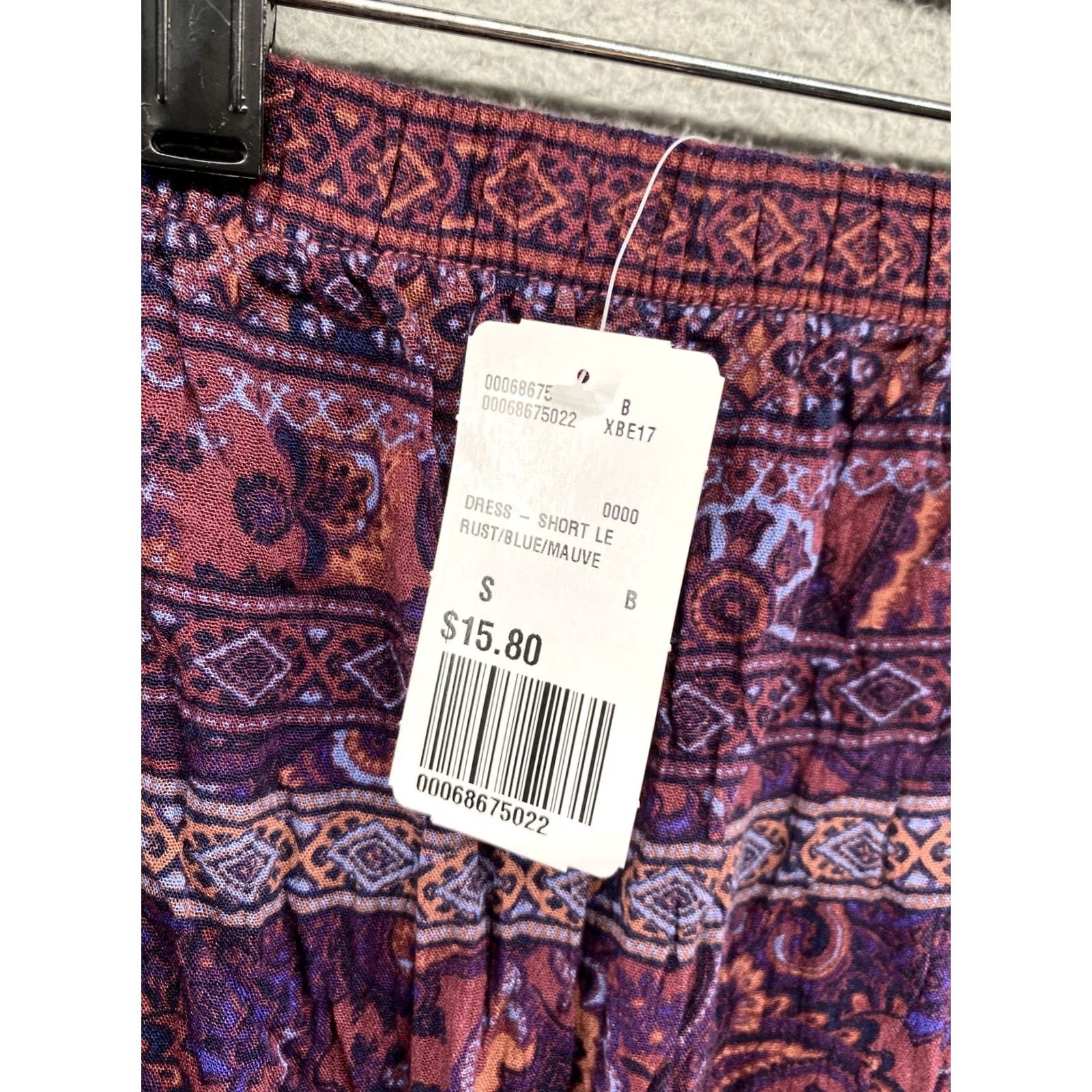 Forever 21 FOREVER 21 Strapless Paisley Dress S Multicolor Floral Sleeveless Short Casual Party Wedding Size S / US 4 / IT 40 - 5 Thumbnail