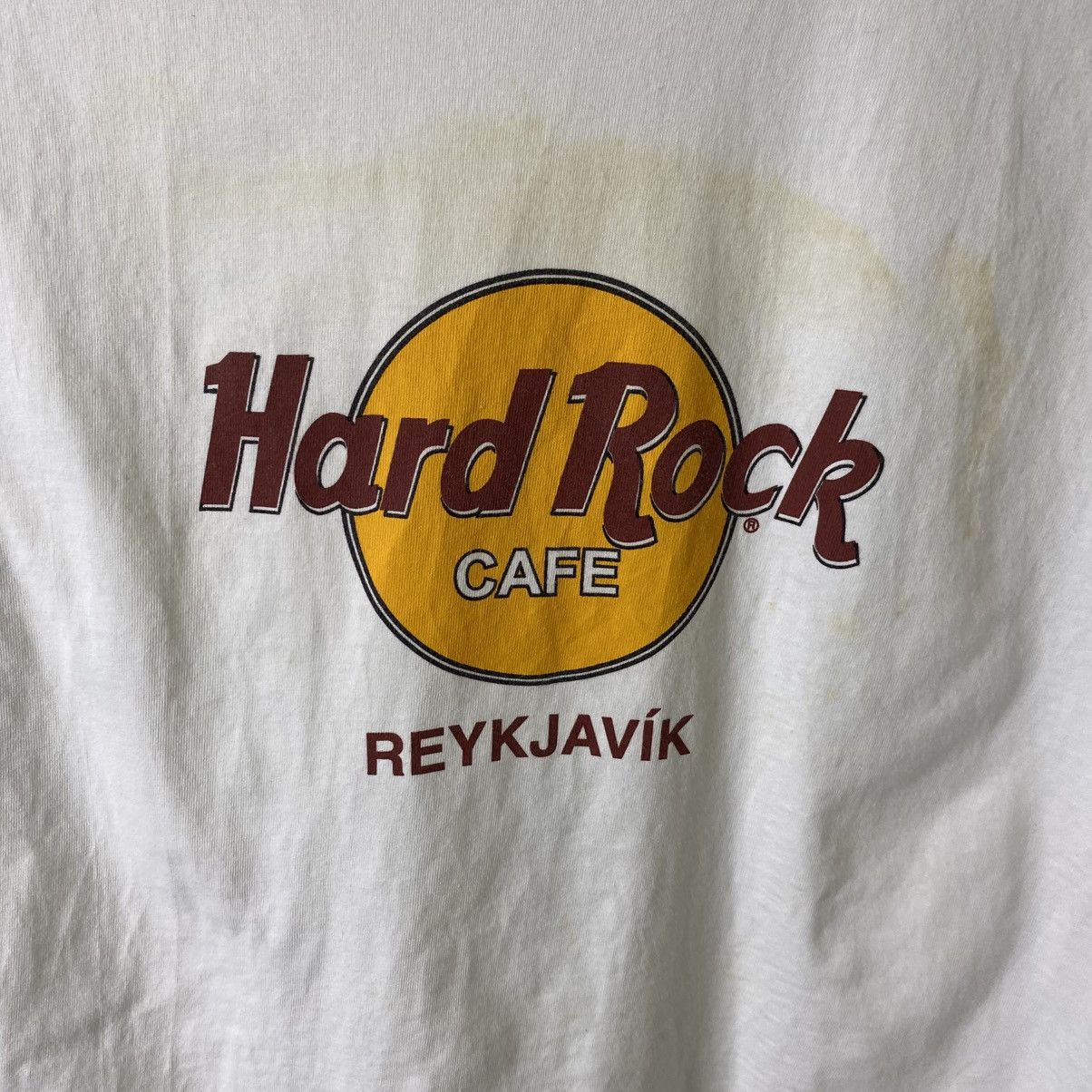 Hard Rock Cafe Vintage 2000s HRC Reykjavík Iceland T Shirt Size US S / EU 44-46 / 1 - 2 Thumbnail