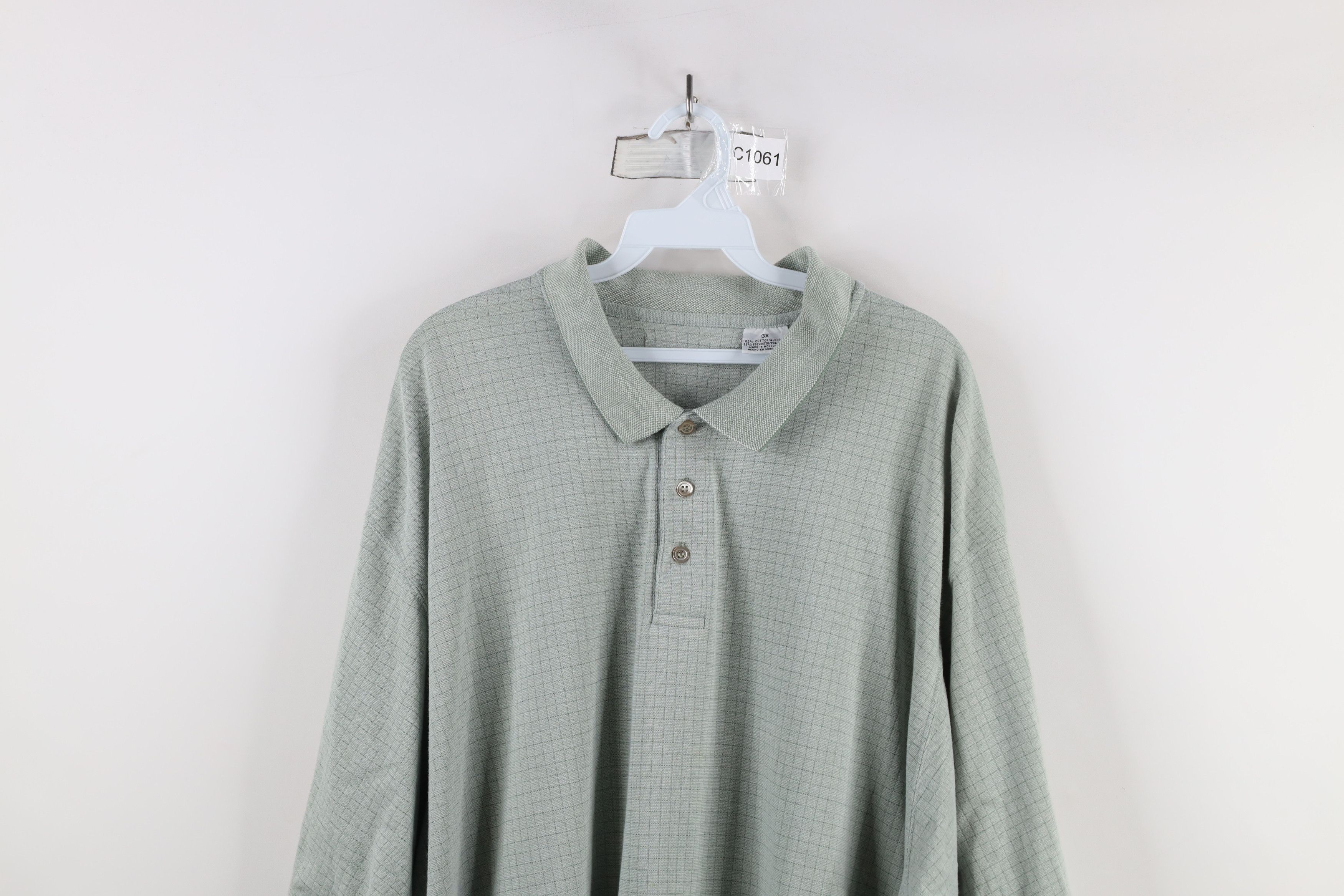 Vintage Vintage 90s Streetwear Knit Short Sleeve Polo Shirt Size US XXL / EU 58 / 5 - 2 Thumbnail