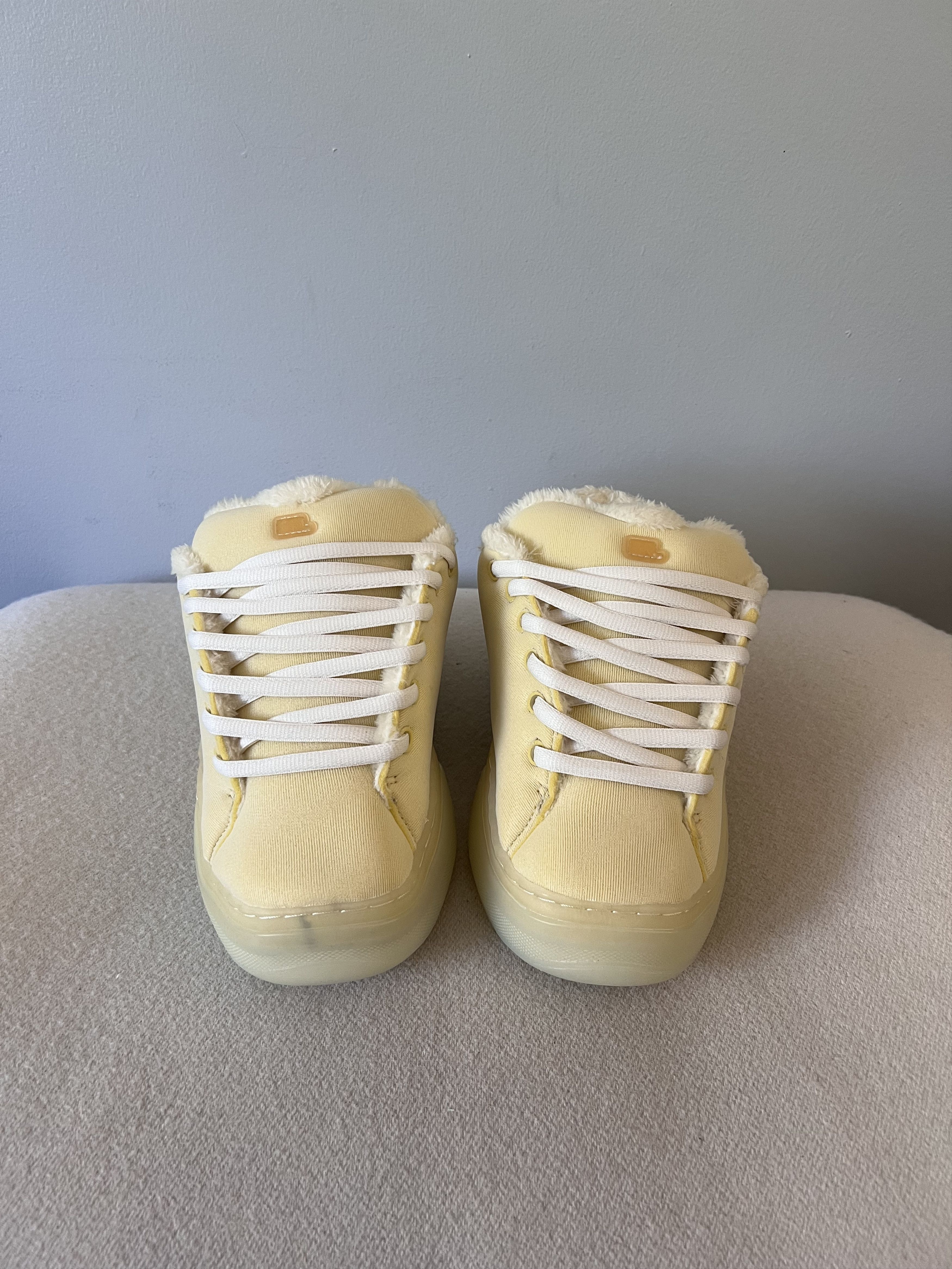 ERL ERL Vamps Sneakers in Cream Foam Size US 8 / EU 41 - 4 Thumbnail