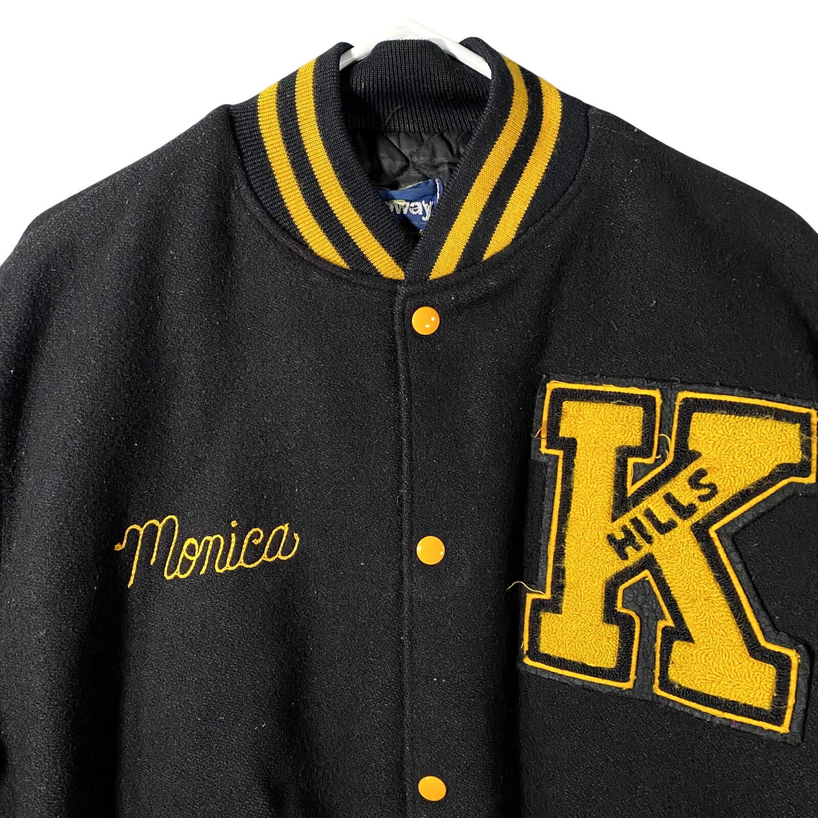 Other Varsity Letterman Jacket Kenowa Hills Pom Michigan Wool XL Size US XL / EU 56 / 4 - 2 Thumbnail