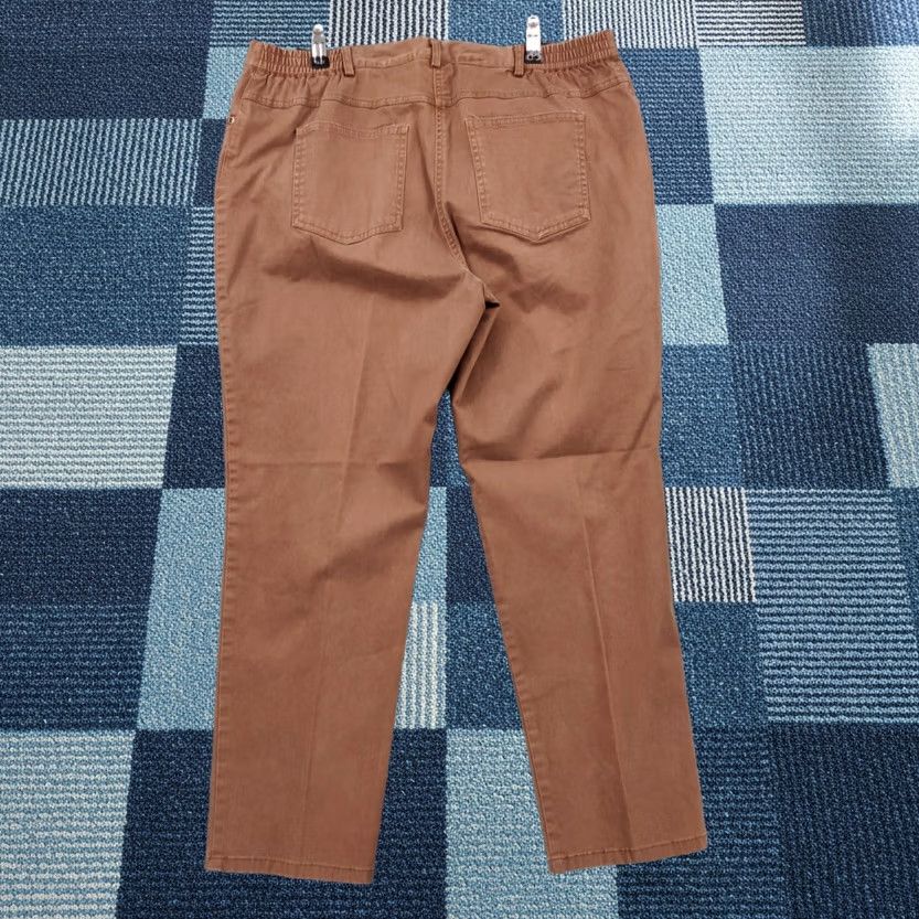 Vintage Ruby Rd. Jeans Womens 14P Petite Mid Rise Cropped Medium Wash Brown Denim Jeans Size 36" / US 14 / IT 50 - 1 Thumbnail