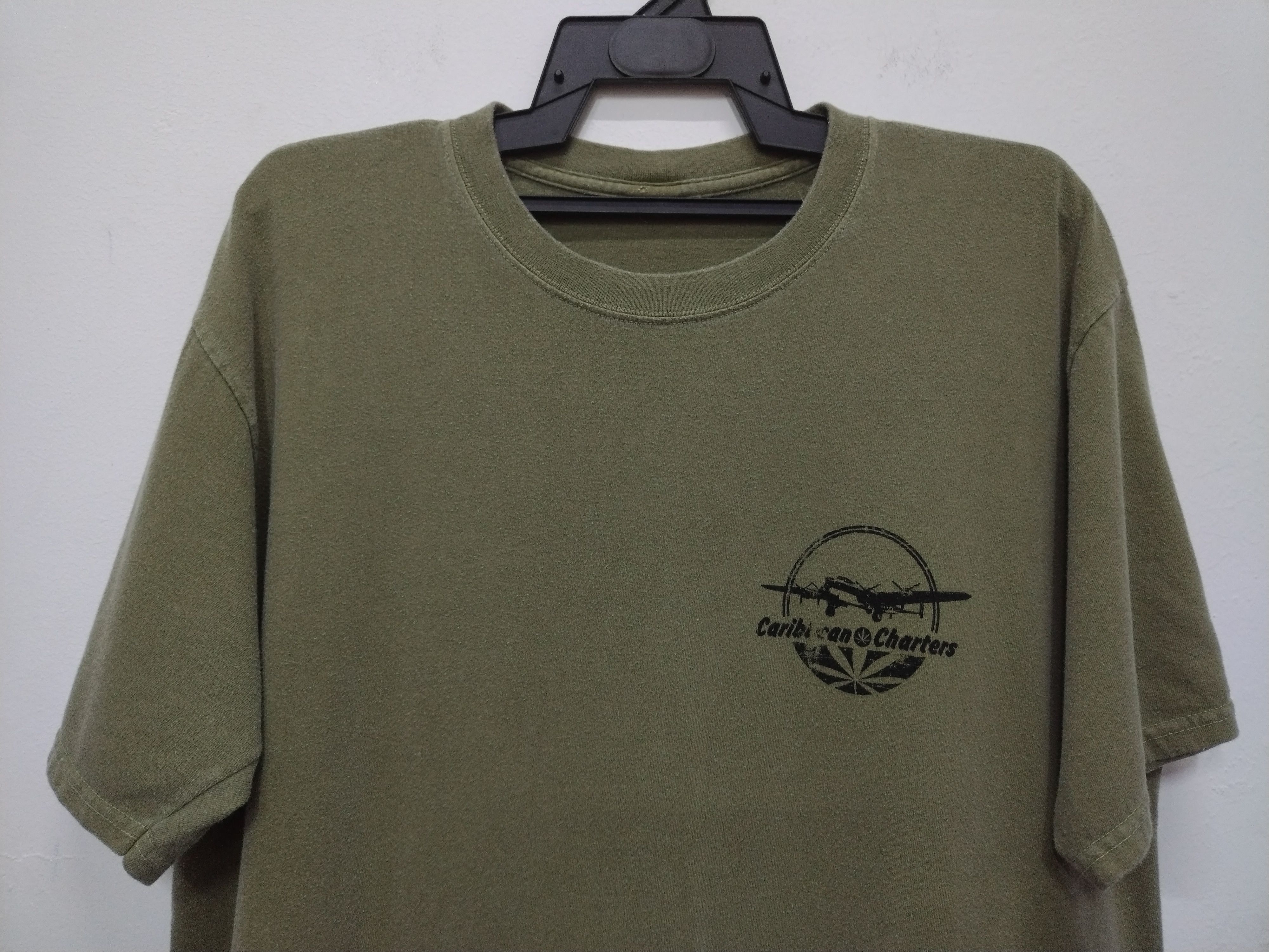 Vintage Vtg Hemp Dyed Crazy Shirt Discontinued airplane series Tee Size US L / EU 52-54 / 3 - 2 Thumbnail