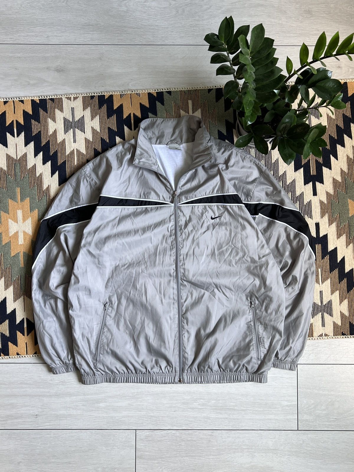 Nike Vintage Nike Nylon Y2K Track Top Jacket Size US XL / EU 56 / 4 - 1 Thumbnail