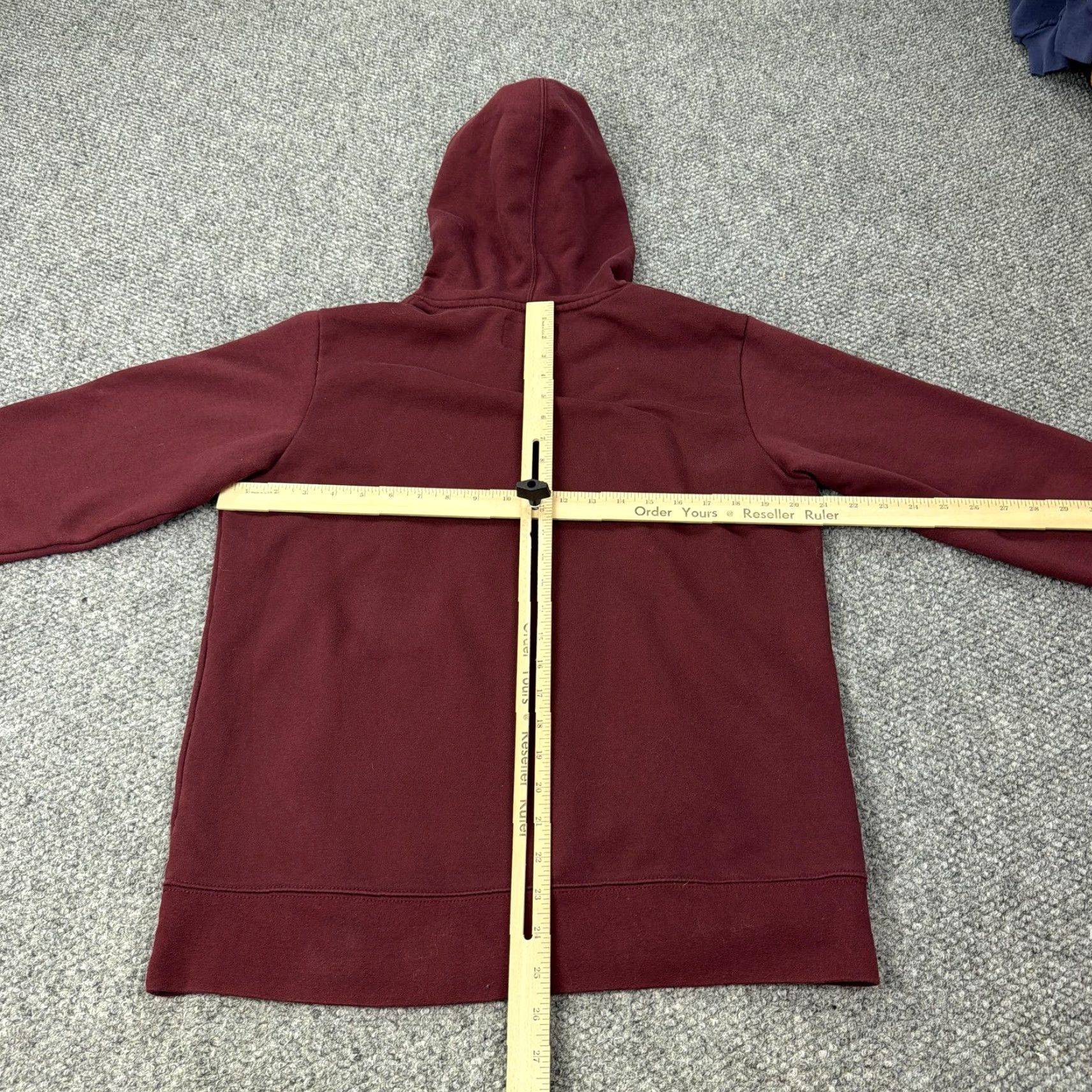 Champion Champion Hoodie Mens Medium Maroon Pullover Fleece Script Logo Sweatshirt Mens Size US M / EU 48-50 / 2 - 7 Thumbnail