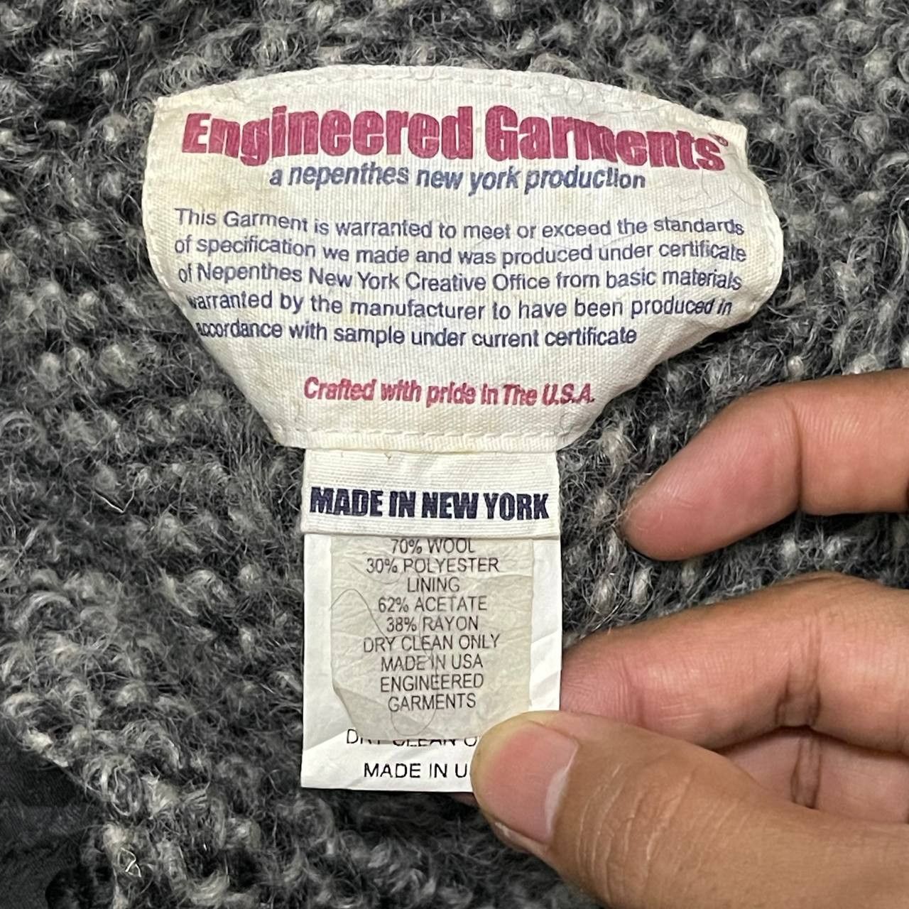 Engineered Garments Vintage Engineered Garments Nepenthes New York Wool Coat Size US M / EU 48-50 / 2 - 10 Thumbnail