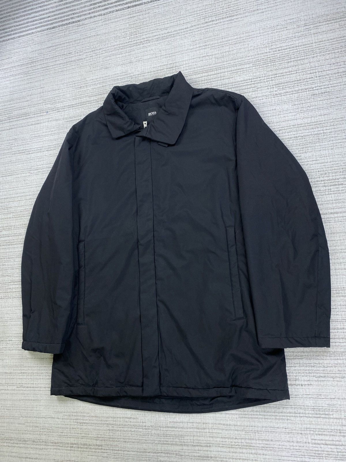 Hugo Boss × Vintage Vintage HUGO BOSS Trench Coat Jacket Size US L / EU 52-54 / 3 - 4 Thumbnail