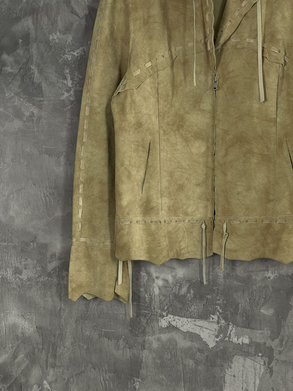 Other Vintage Japanese Brand Italian Luxury Cowboy Leather jacket Size M / US 6-8 / IT 42-44 - 5 Thumbnail