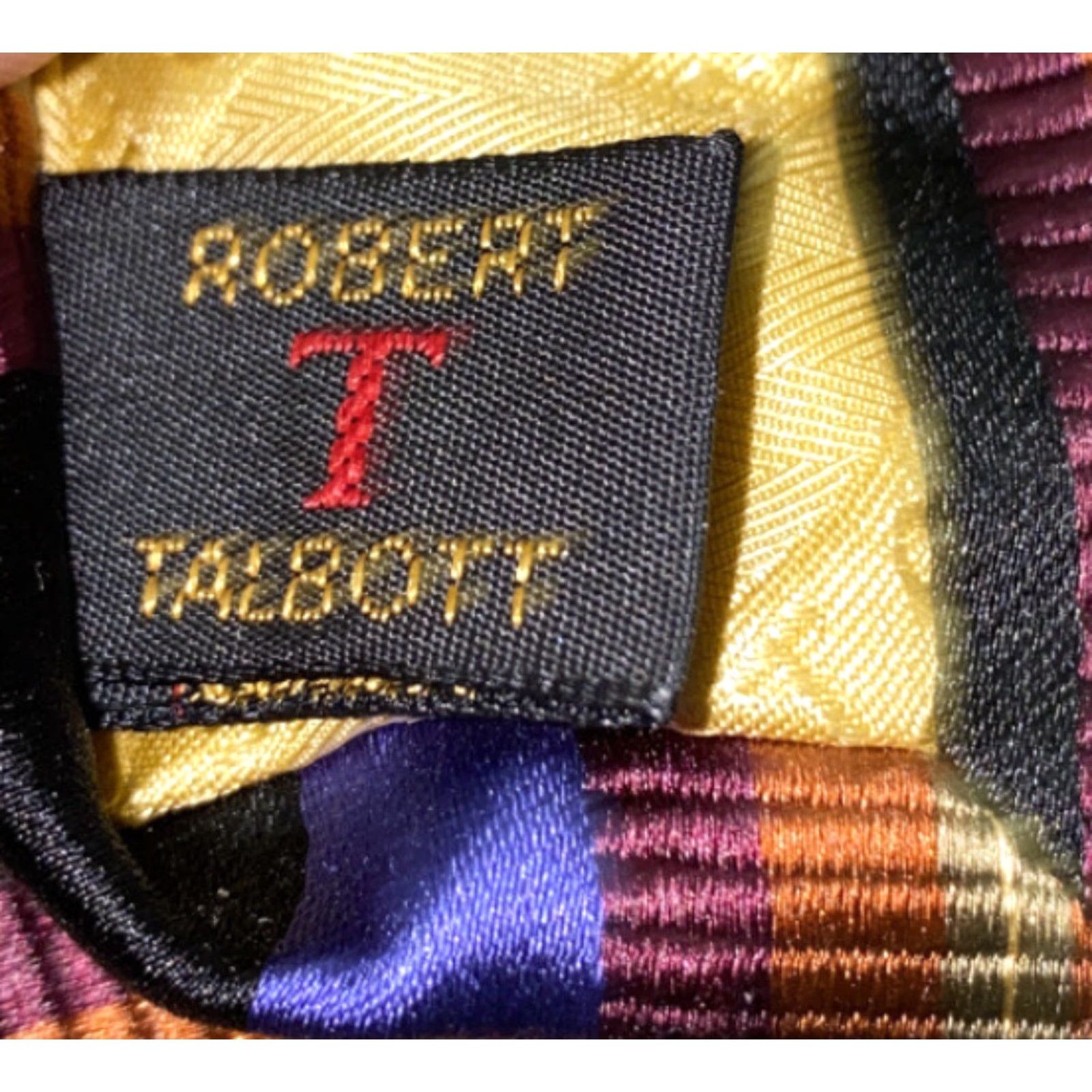 Robert Talbott Nordstrom Robert Talbott Silk Tie Multi Color Striped Tie Men Size ONE SIZE - 5 Thumbnail
