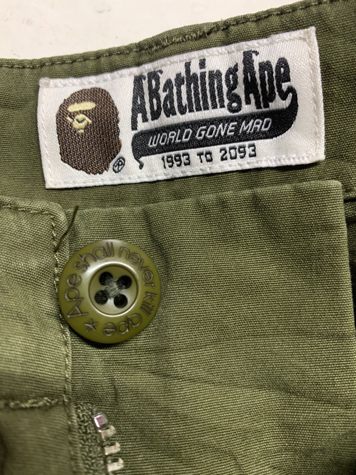 Bape Ape cargo customs jeans Size US 34 / EU 50 - 15 Thumbnail