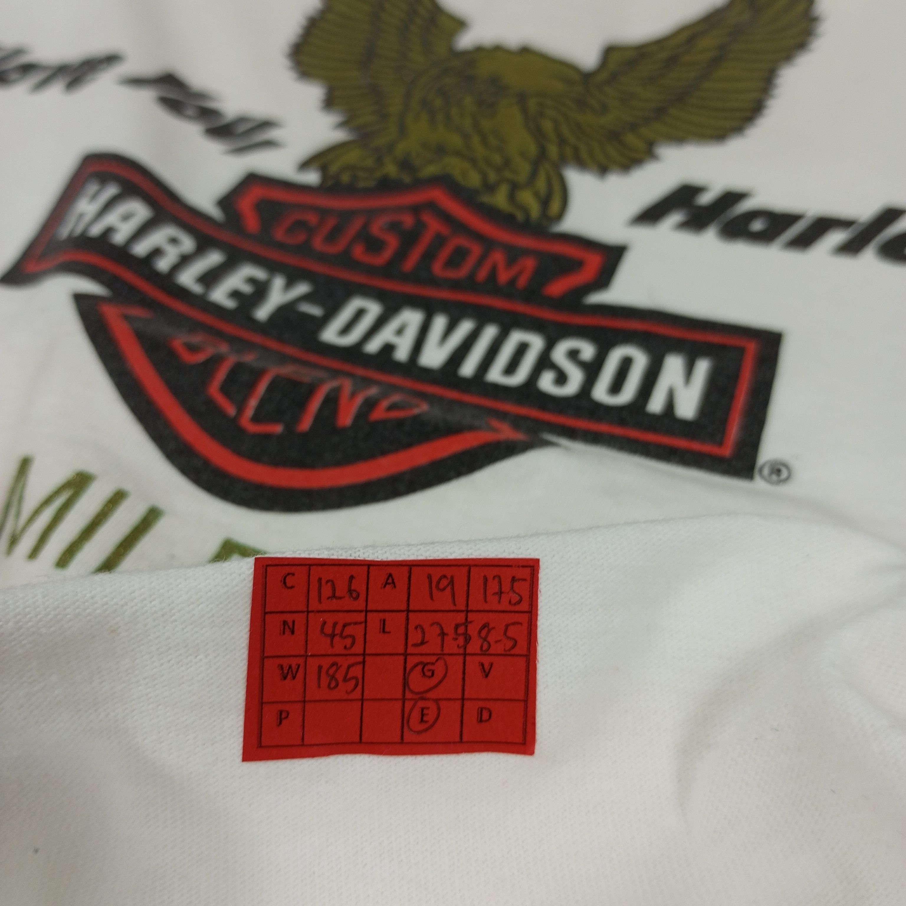 Harley Davidson × Vintage Harley Davidson Motorcycle Brand Vintage Tshirt Size US M / EU 48-50 / 2 - 11 Thumbnail