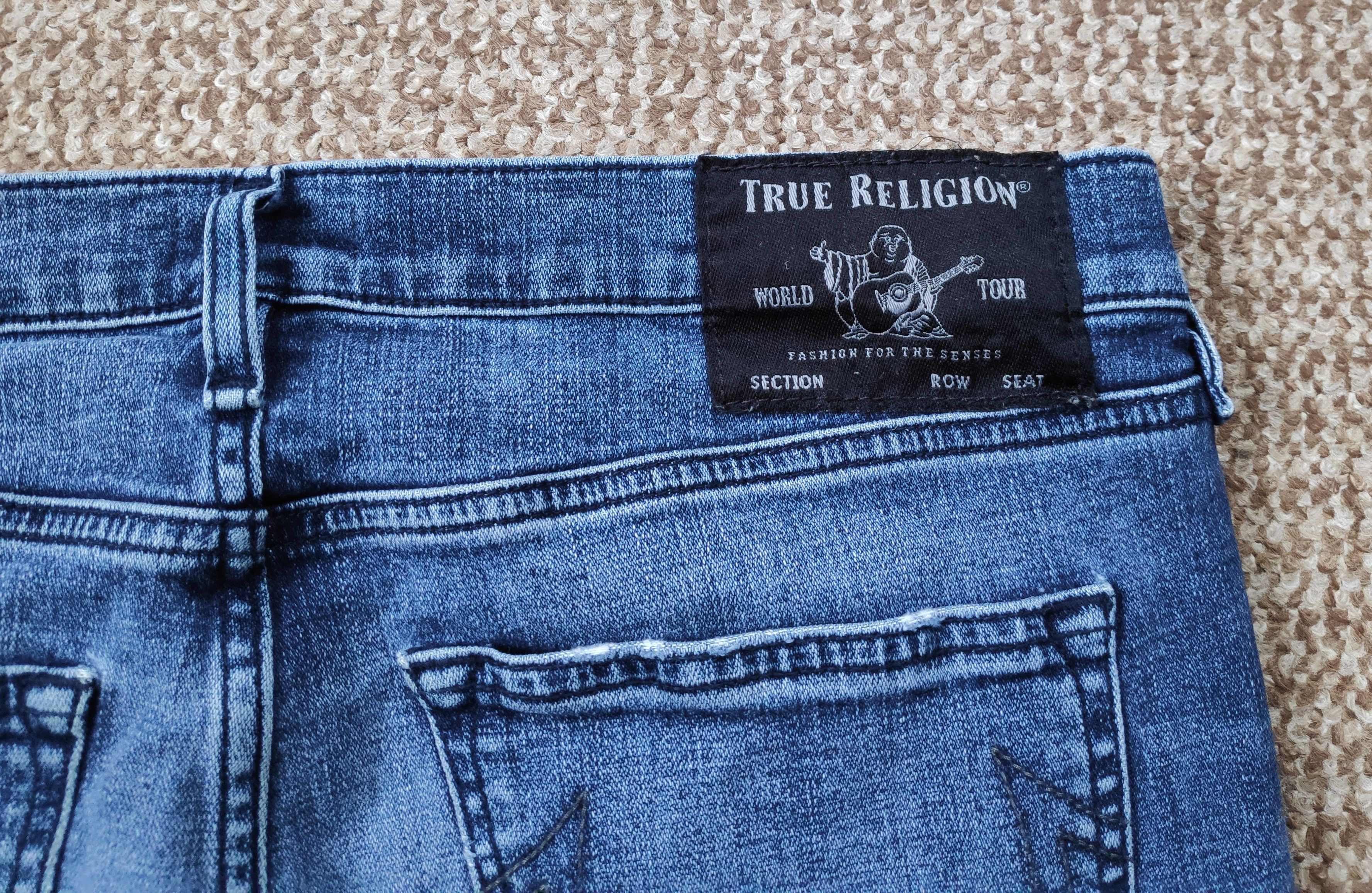 True Religion True Religion Rocco No Flap Relaxed Skinny Denim Jeans Size US 34 / EU 50 - 5 Thumbnail