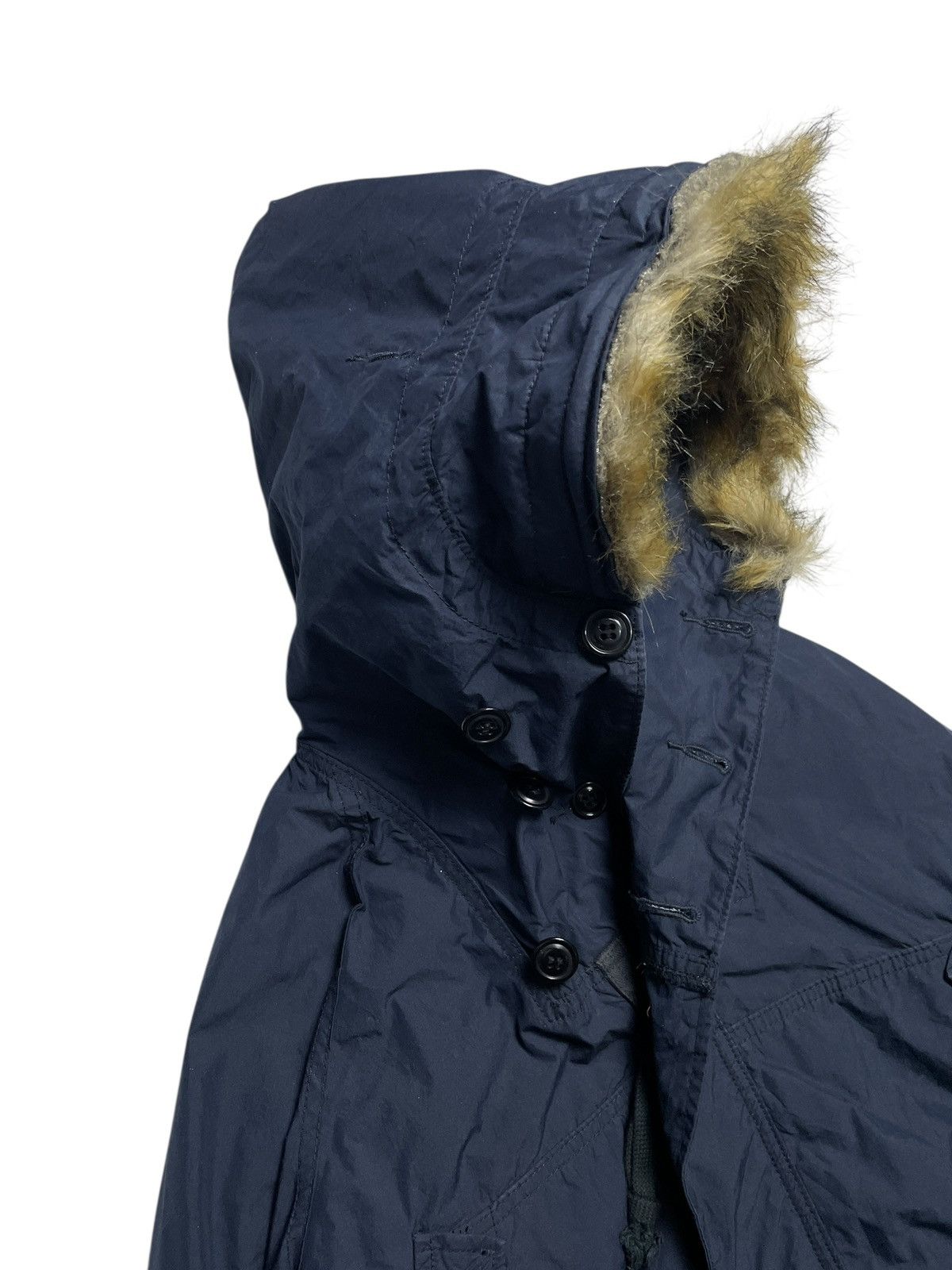14th Addiction 2000’s Denim & Dungaree - Apocalypse Parka Fur Jacket Size US M / EU 48-50 / 2 - 4 Thumbnail