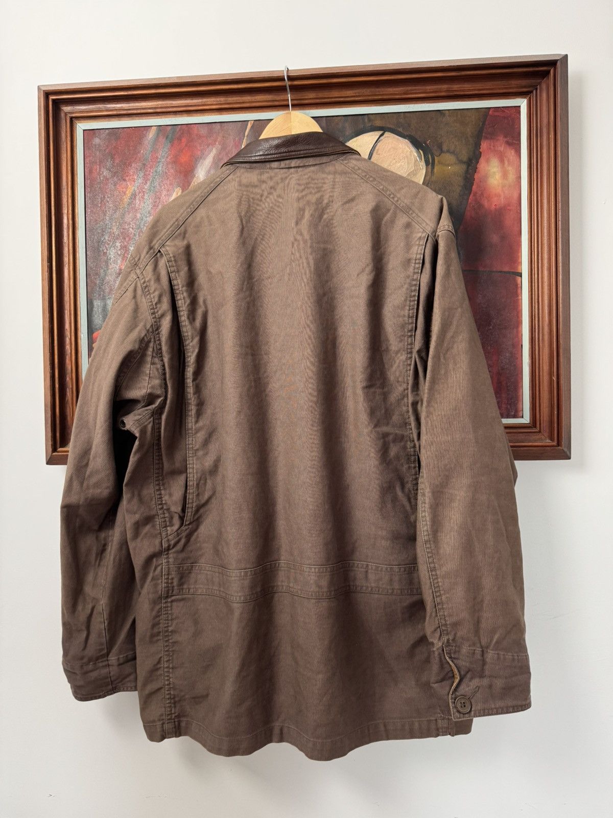 Marlboro Classics Marlboro Classics Vintage Washed Brown Jacket Chore Coat Size US XXL / EU 58 / 5 - 4 Thumbnail