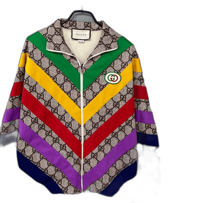 Gucci Full Print Colorful Zipup Jacket GUCCI-2506 Size US S / EU 44-46 / 1 - 1 Thumbnail