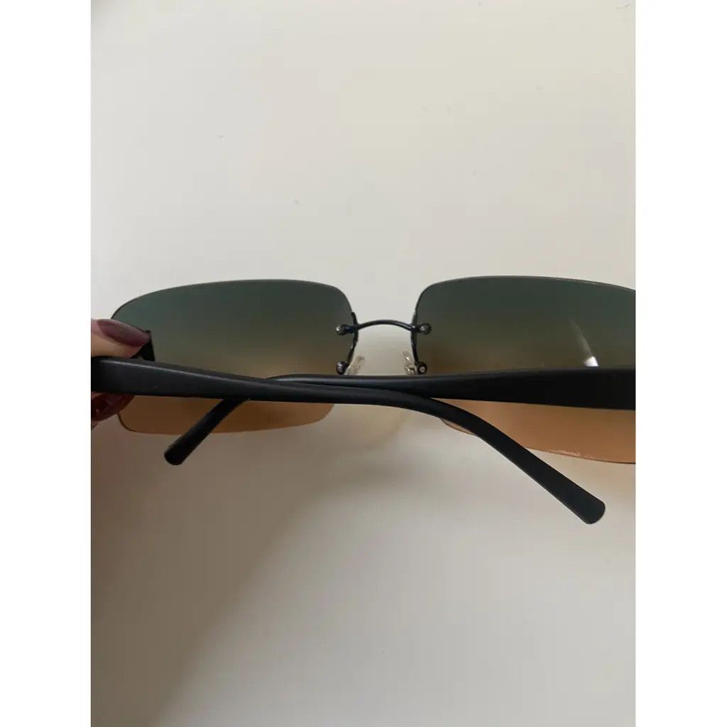 Chanel CHANEL SUNGLASSES 4026 LOGO Black Metal Vintage Iconic 4017 Size ONE SIZE - 5 Thumbnail