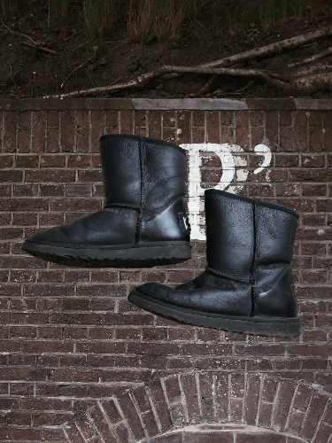 UGG Classic Short Leather boots.