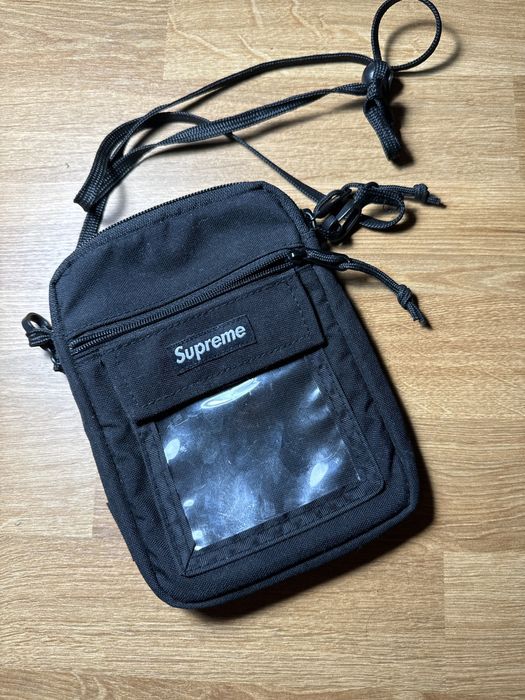 Supreme black utility store pouch