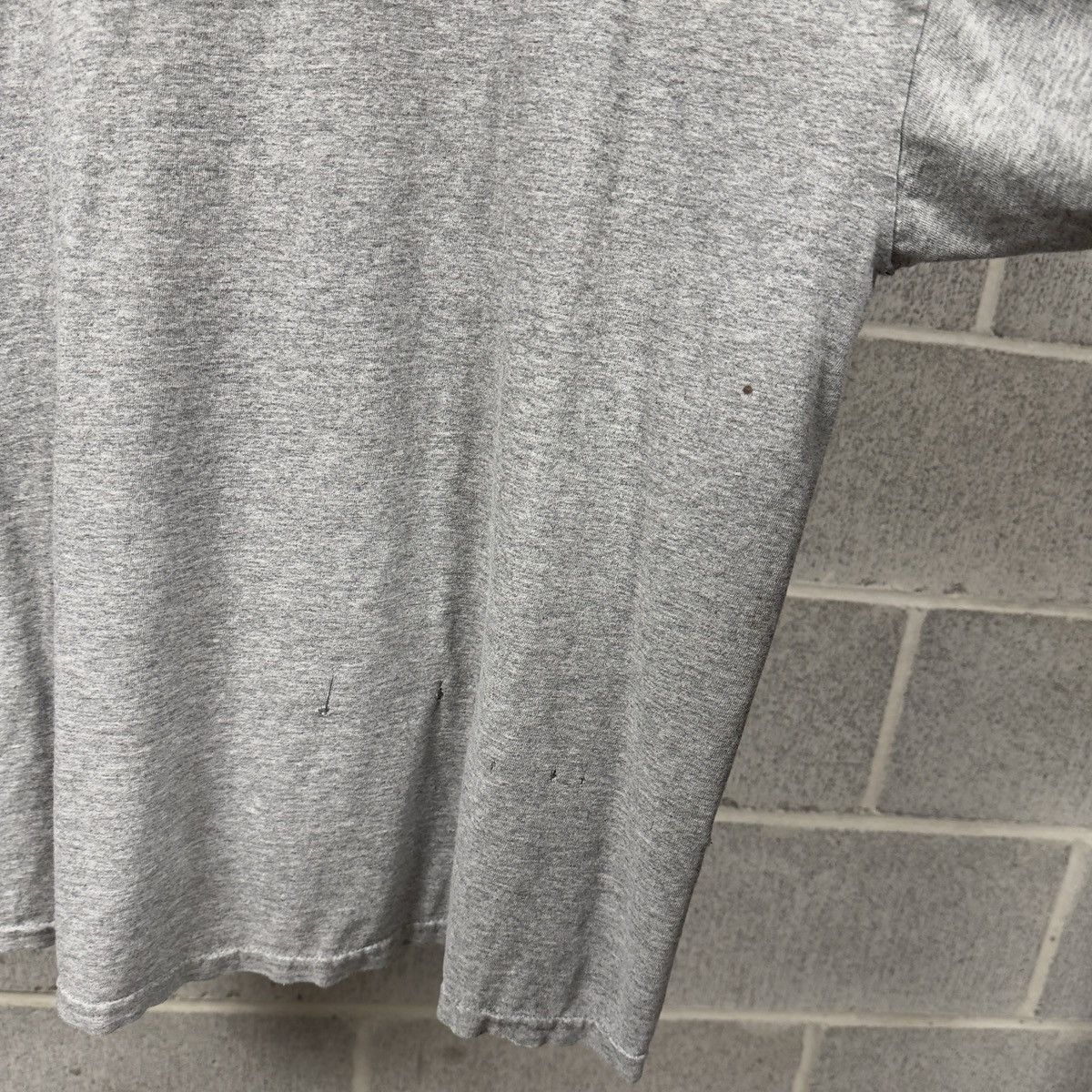 Vintage Thrashed Faded Distressed Grey Shirt ERD Grunge Chrome Size US XL / EU 56 / 4 - 9 Thumbnail