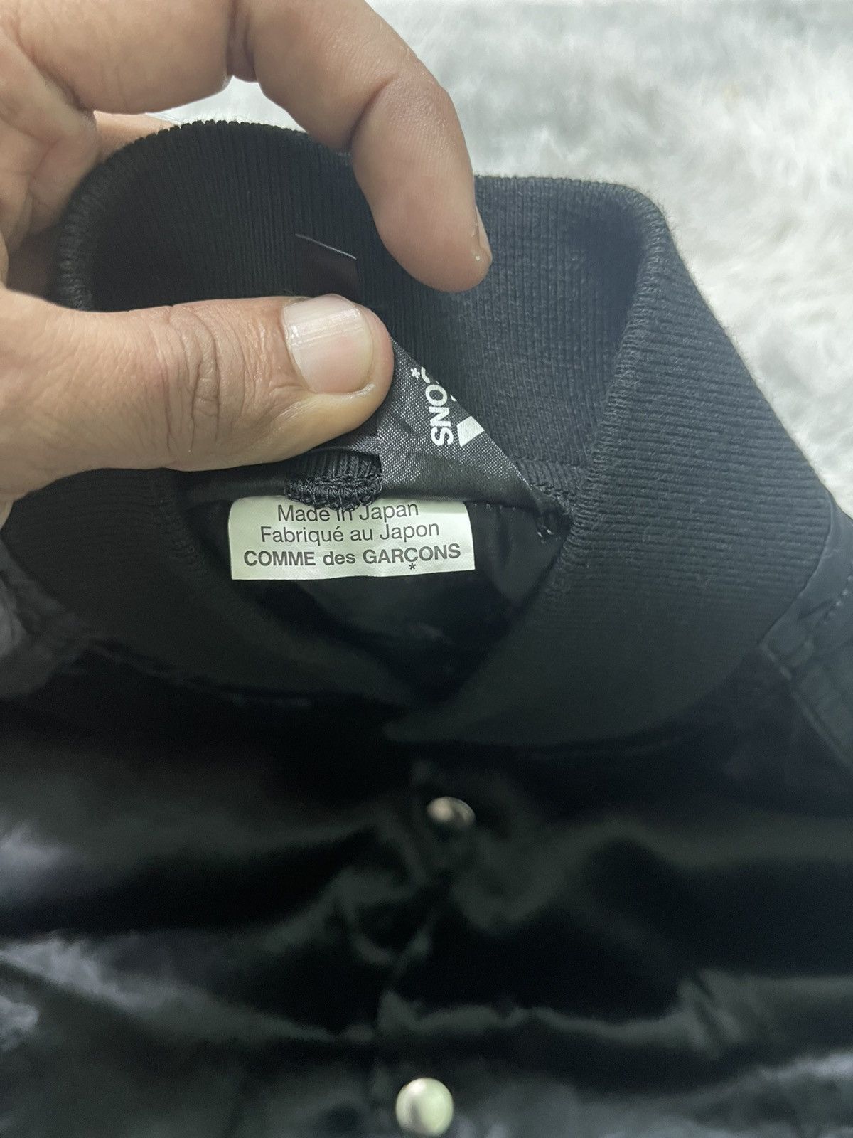 Comme des Garcons AD2013 COMME DES GARCONS BOMBER JACKET BLACK Size US XS / EU 42 / 0 - 8 Thumbnail