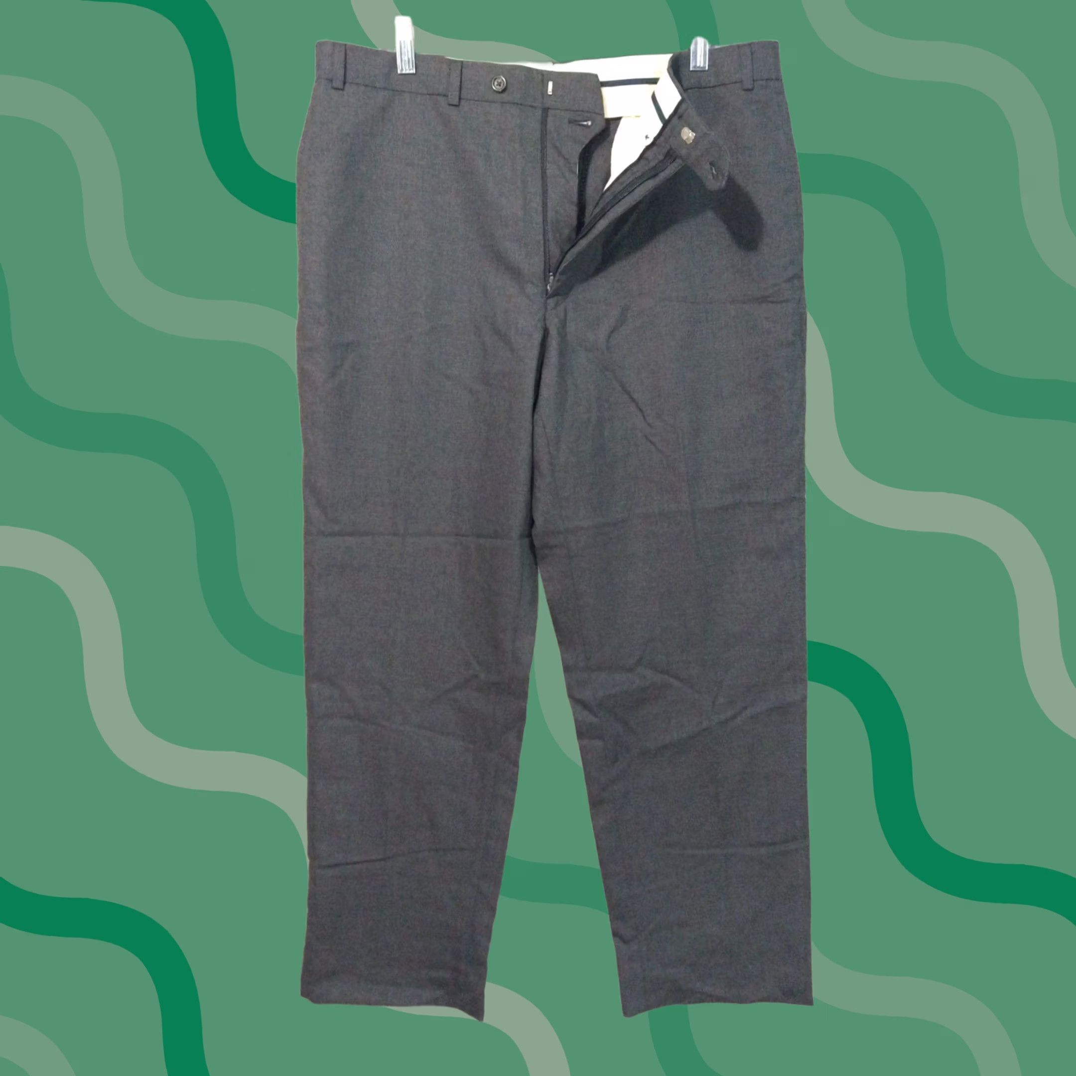 Ralph Lauren Ralph Lauren Dress Pants Men 36x30 Gray Wool Total Comfort Flat Front Straight Dress Pants Mens Gray Wool Flat Front 36 Inseam 30in Size US 36 / EU 52 - 1 Thumbnail