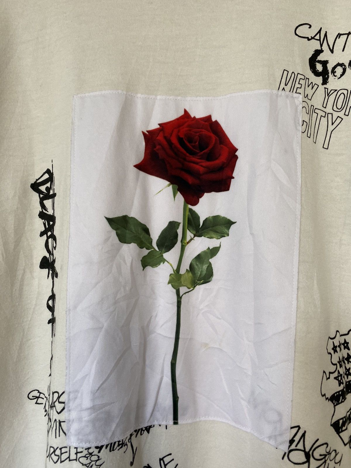 In The Attic × Japanese Brand × Le Grande Bleu (L.G.B.) Iconic Punk and Gothic Black rose poem tee Size US XL / EU 56 / 4 - 8 Thumbnail