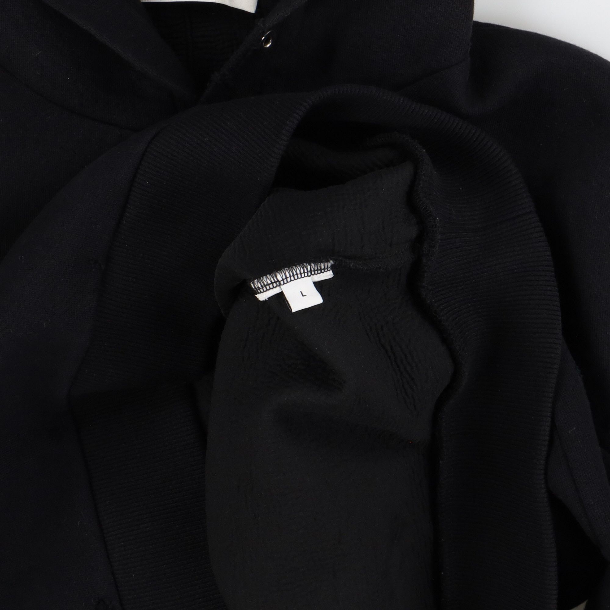 Givenchy Black Destroyed Logo Hoodie Size L / US 10 / IT 46 - 7 Thumbnail