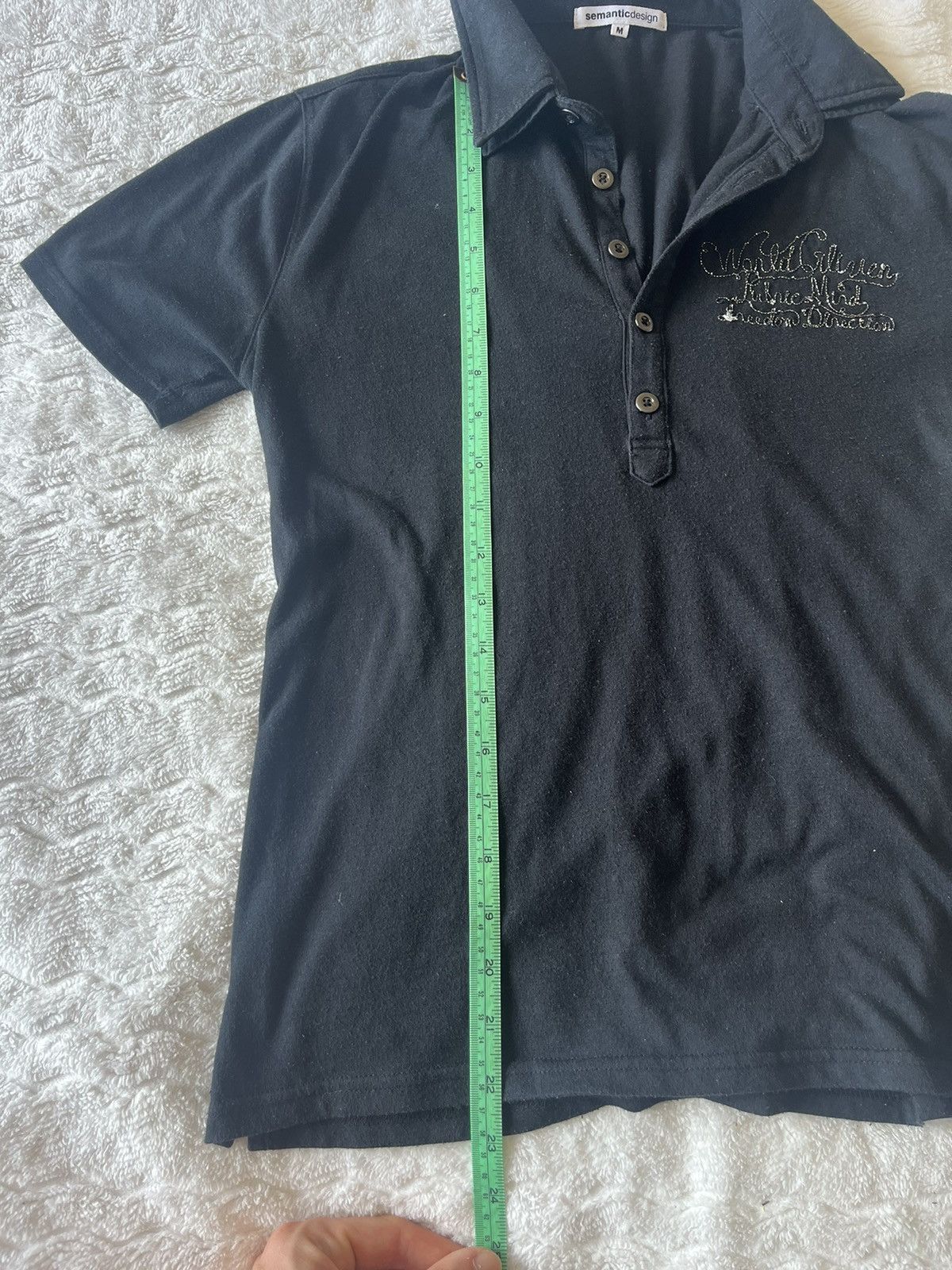 Hysteric Glamour Rare semantic design polo Japanese archive brand Size US M / EU 48-50 / 2 - 6 Thumbnail
