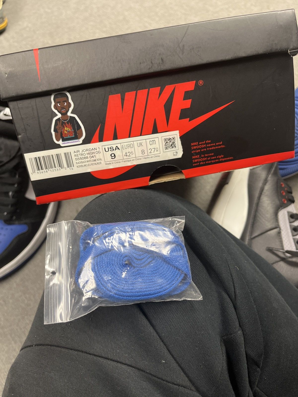 Jordan Brand Jordan 1 Retro High Royal Toe Size US 9 / EU 42 - 7 Thumbnail