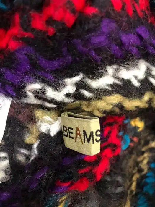 Beams Plus × Japanese Brand Japanese Brand BeamsBoy Knit Multicolour Beanie Hat Size ONE SIZE - 5 Thumbnail