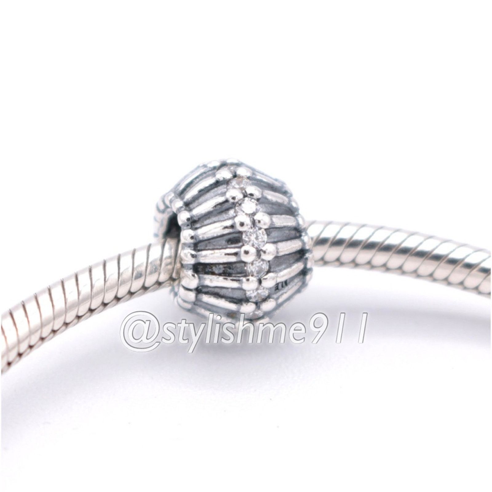 pandora Authentic PANDORA Show Stopper with Black CZ Charm Size ONE SIZE - 4 Thumbnail