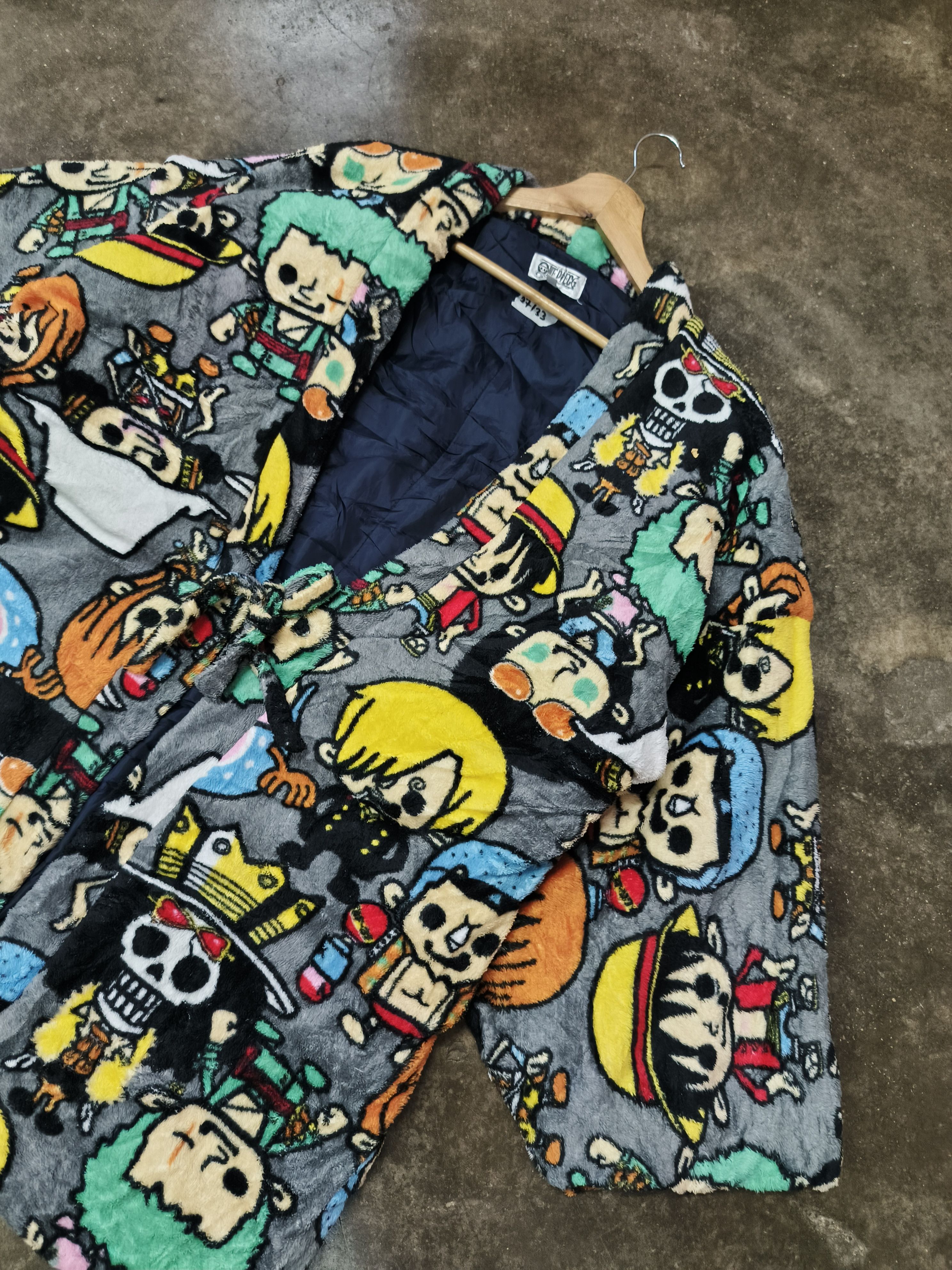 One Piece ONE PIECE FULLPRINT ANIME JAPAN OVERSIZED KIMONO CARDIGAN Size US XL / EU 56 / 4 - 3 Thumbnail