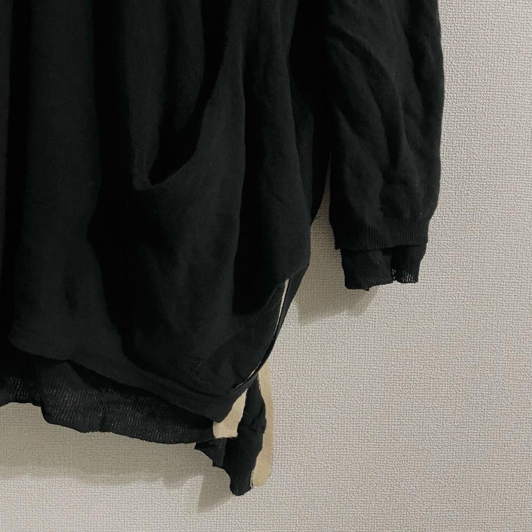 Yohji Yamamoto Yohji Yamamoto pour homme / Asymmetrical cardigan Size US L / EU 52-54 / 3 - 5 Thumbnail