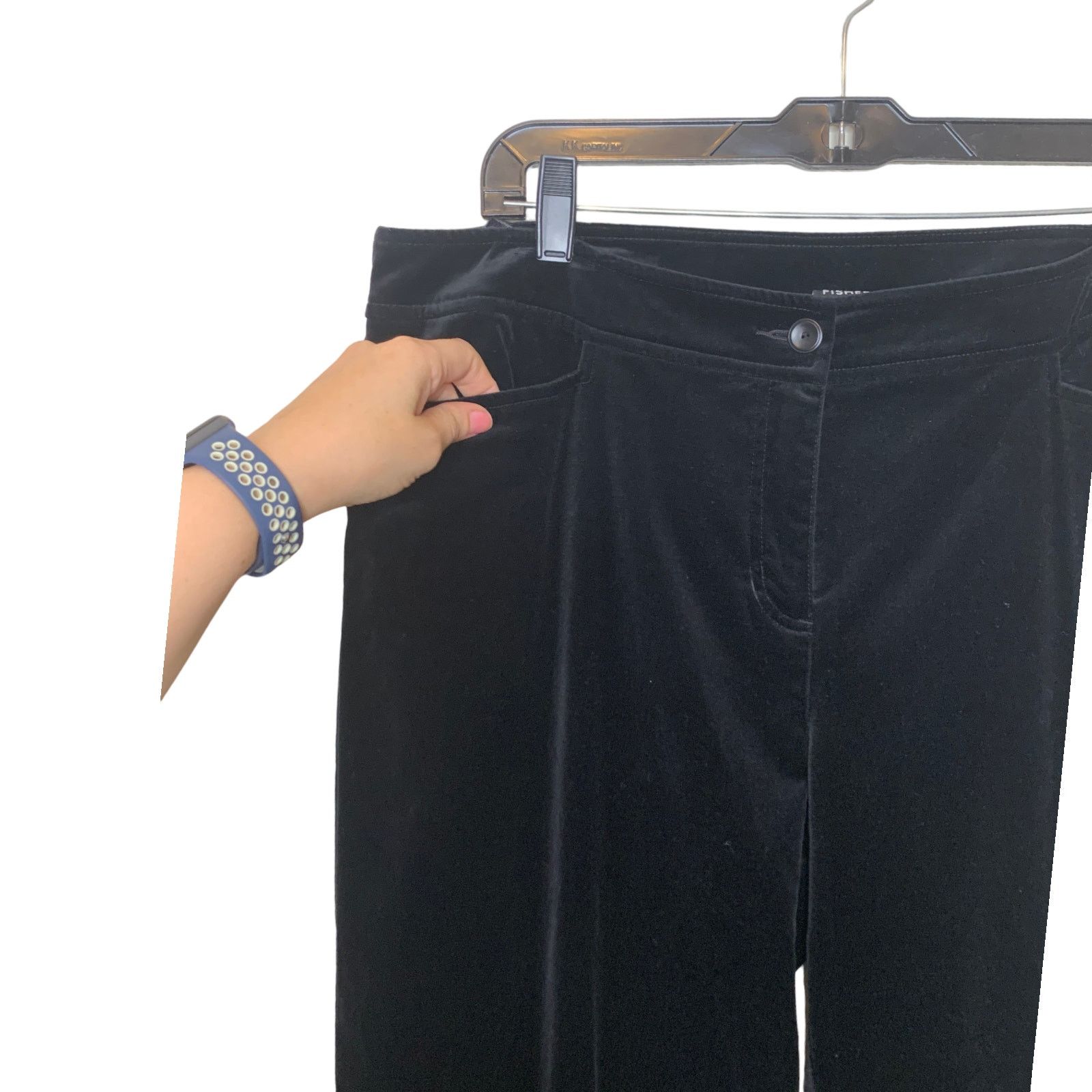 Eileen Fisher Eileen Fisher velvet straight legs dress pants size Large Size 38" / US 16 / IT 52 - 6 Thumbnail