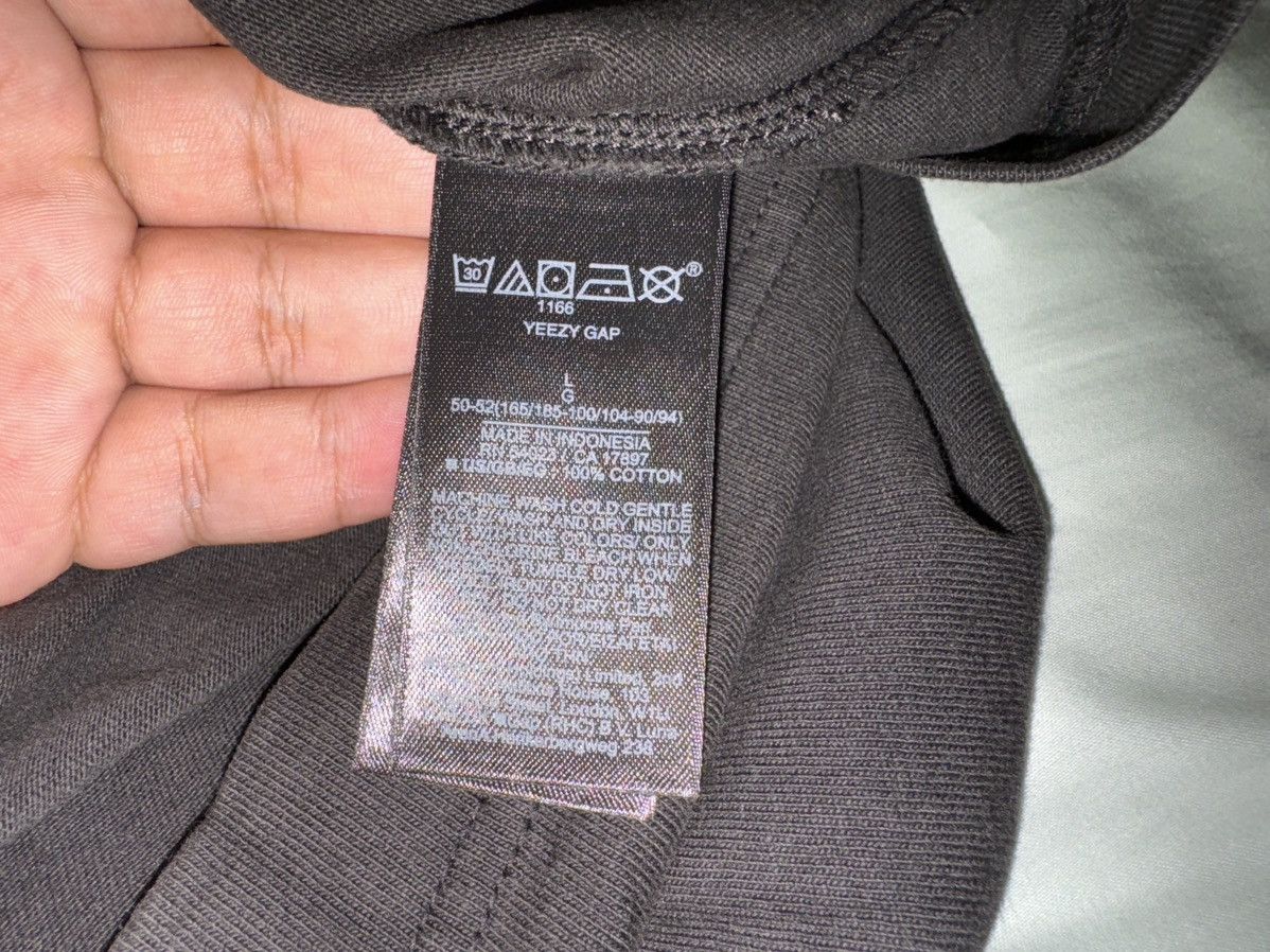 Balenciaga × Gap × Kanye West Yeezy Gap Logo Long Sleeve Tee Black Size Large Size US L / EU 52-54 / 3 - 7 Thumbnail