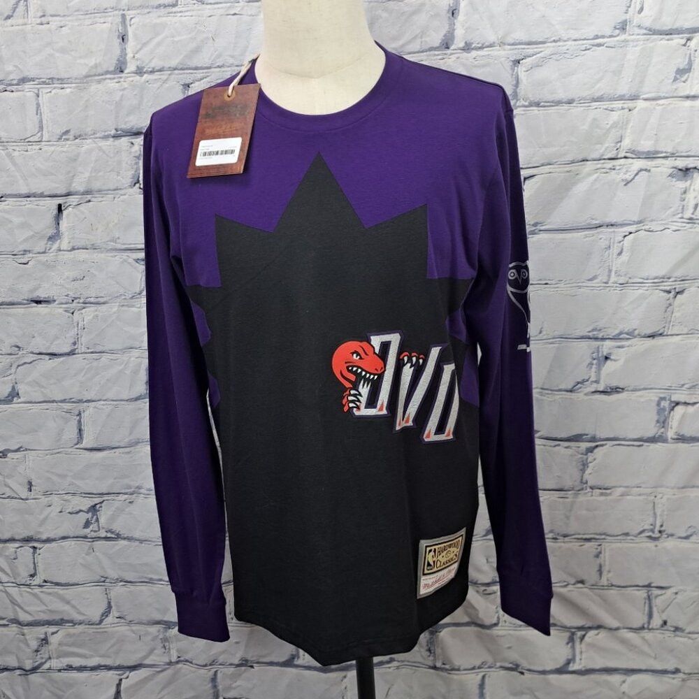Mitchell & Ness NWT Mitchell & Ness OVO Toronto Raptors NBA Purple Long Sle Size US S / EU 44-46 / 1 - 1 Thumbnail
