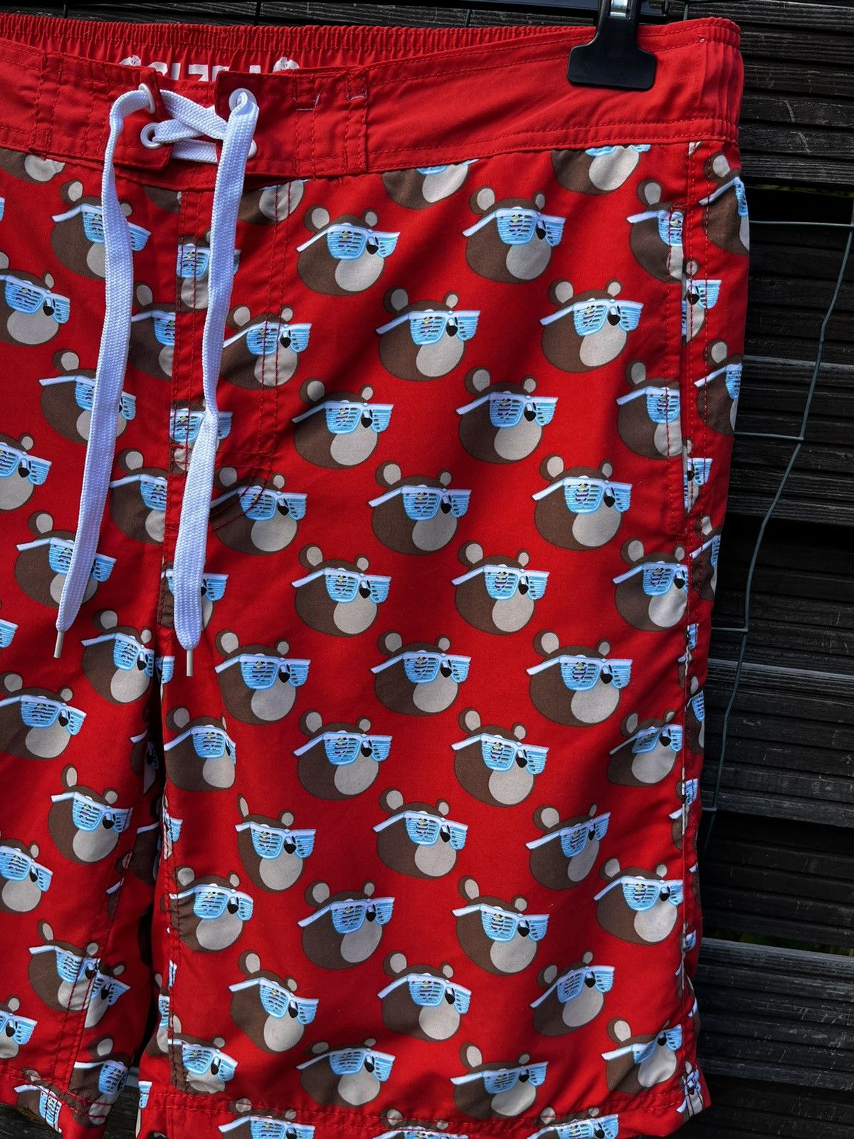 Kanye West × Takashi Murakami 🔴KANYE WEST x TAKASHI MURAKAMI RARE SHORTS 2007 STREETWEAR Size US 34 / EU 50 - 4 Thumbnail