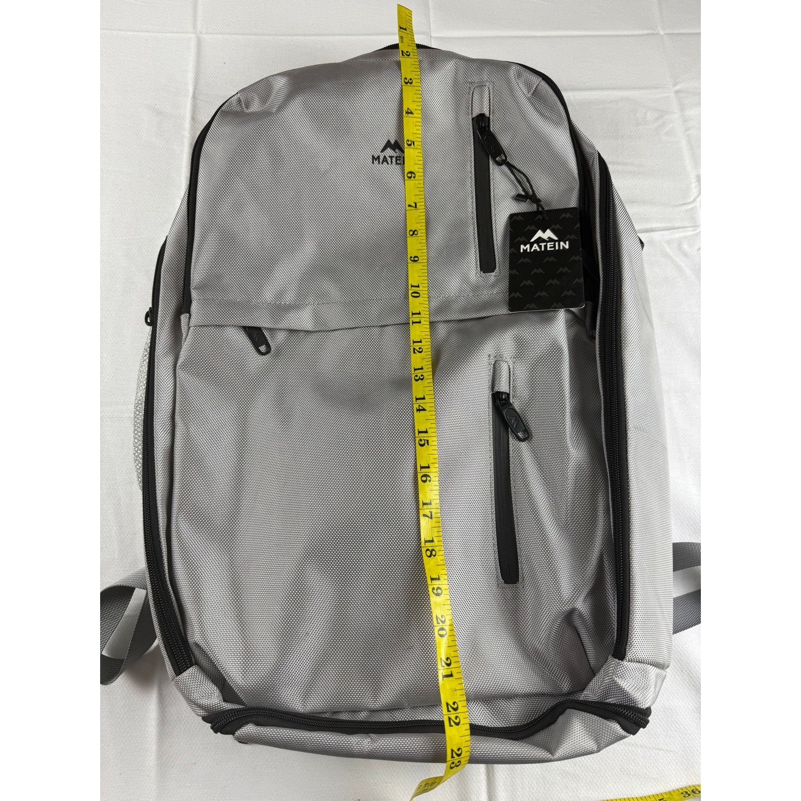 Other Matein Travel Backpack - Gray - New with Tags & Charger Size ONE SIZE - 4 Thumbnail