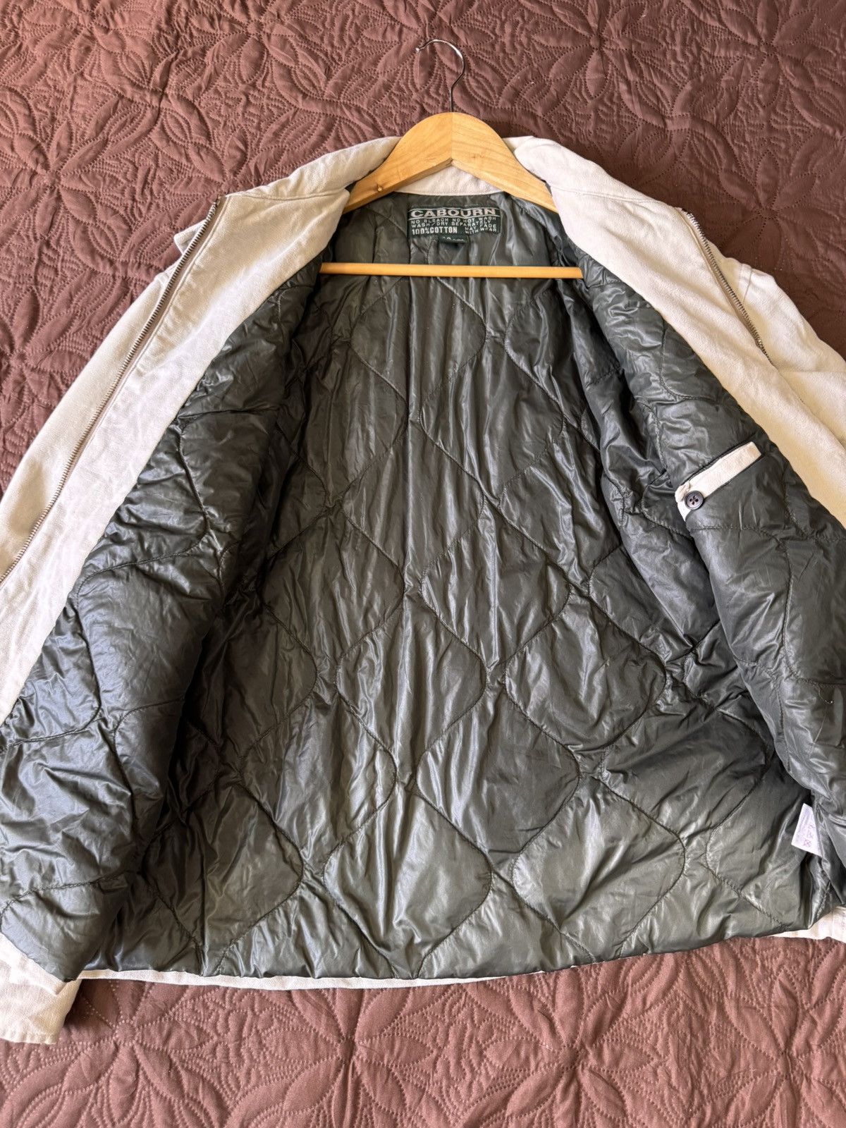 Nigel Cabourn Nigel Cabourn Riri Zip padded work jacket🇯🇵 Size US L / EU 52-54 / 3 - 14 Thumbnail